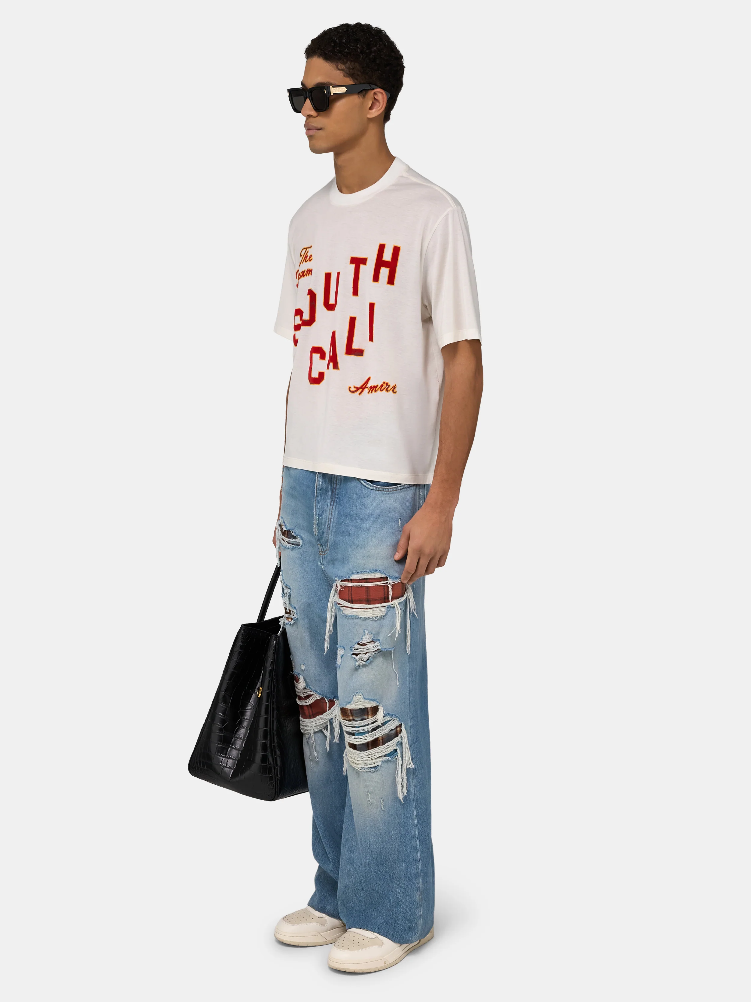 SOUTH CALI BOX TEE - Ivory