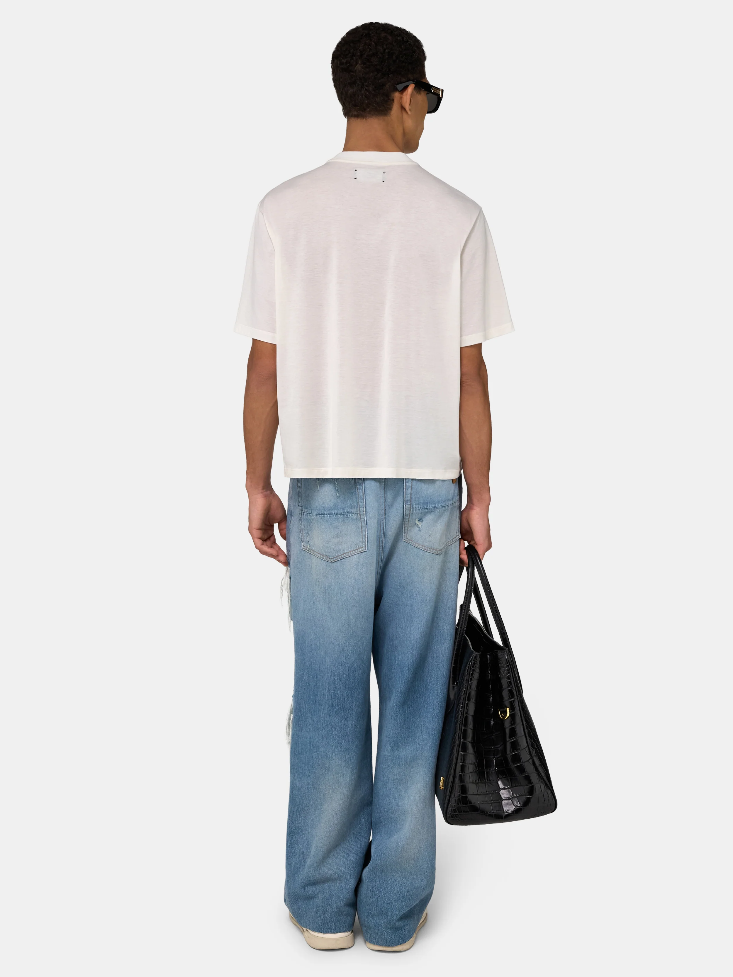 SOUTH CALI BOX TEE - Ivory
