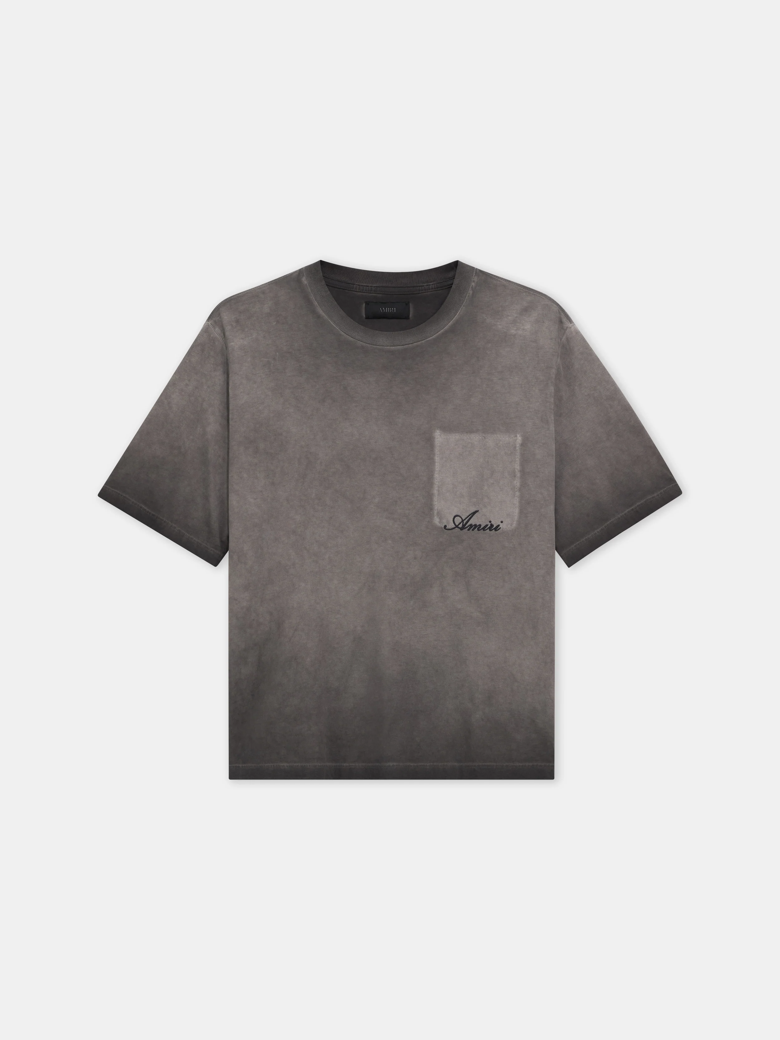 FADED POCKET BOX TEE - Black