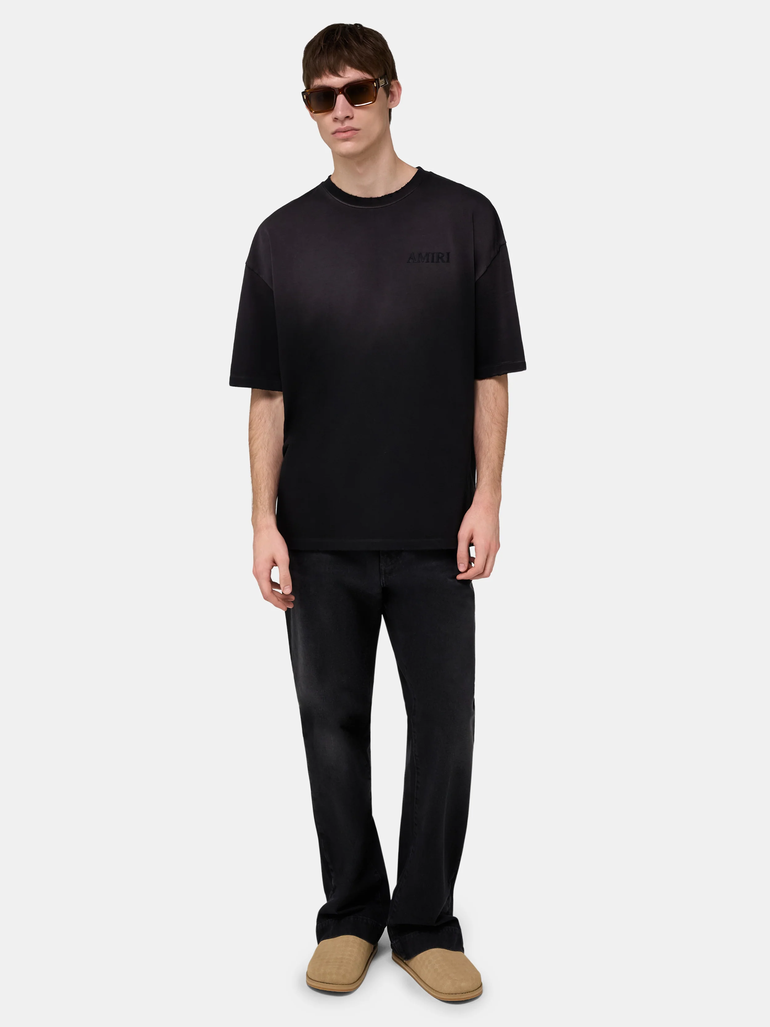 BANDANA PATCH OVERSIZED TEE - Black
