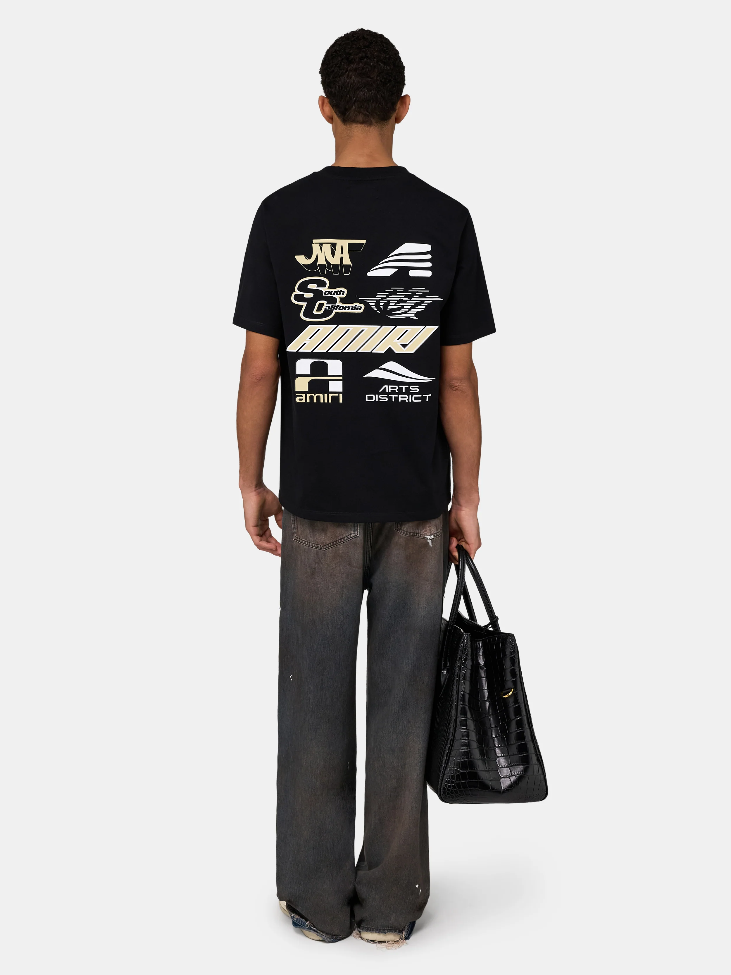 SPORTY LIGHTWEIGHT JERSEY TEE - Black