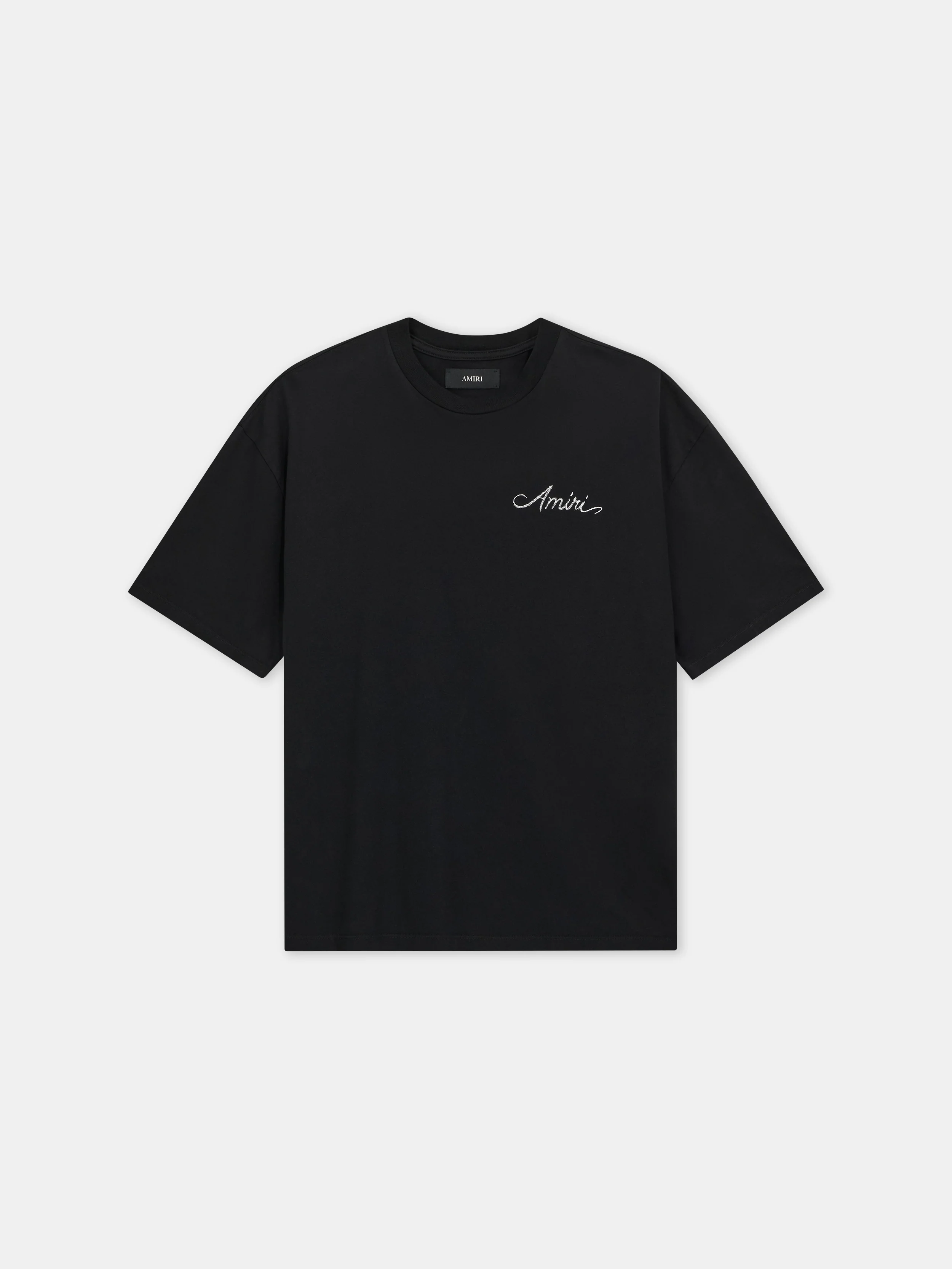 MA QUAD CHECKERBOARD OVERSIZED TEE - Black