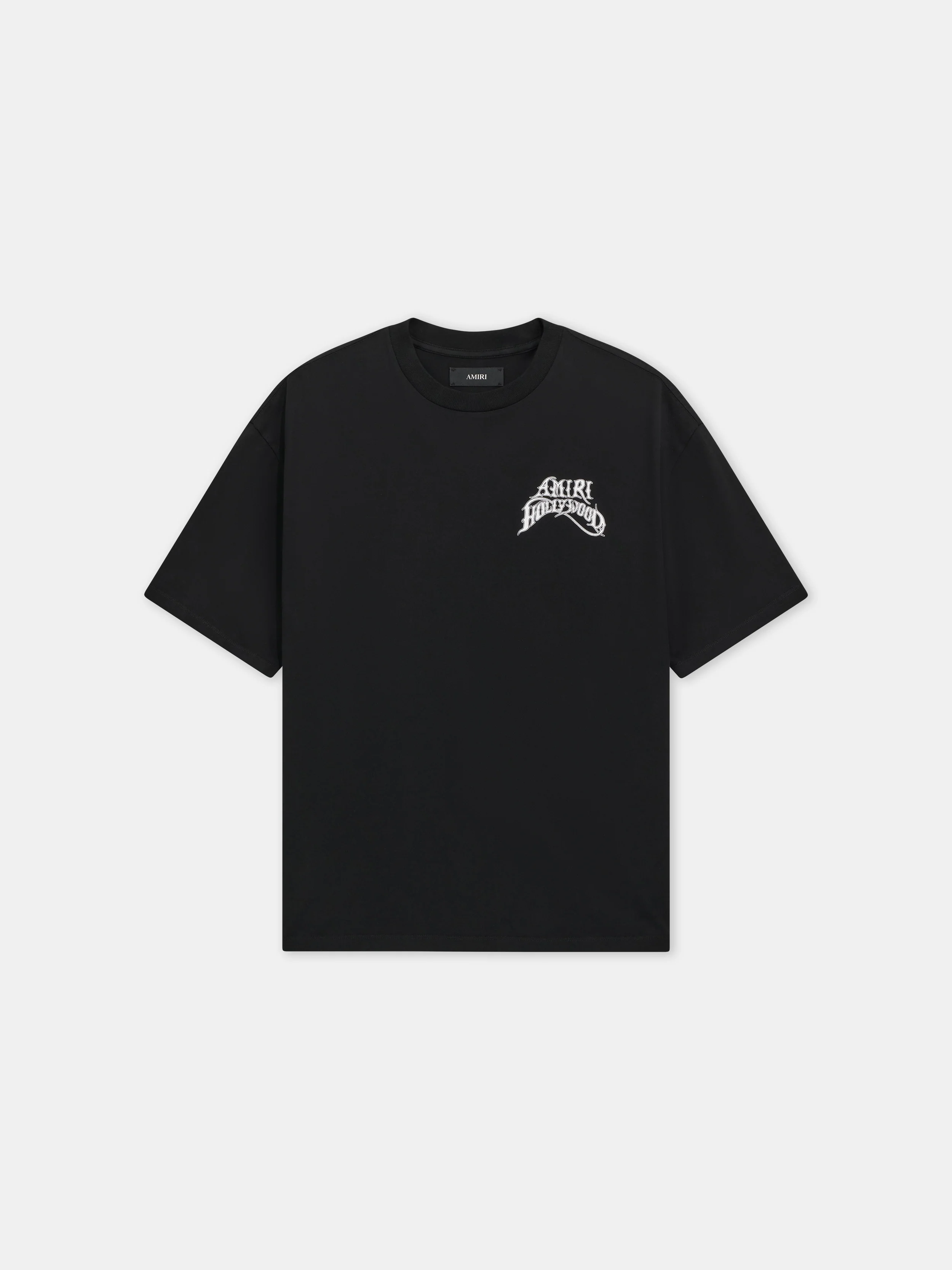 AMIRI HOLLYWOOD LIGHTWEIGHT JERSEY SKATE TEE - Black