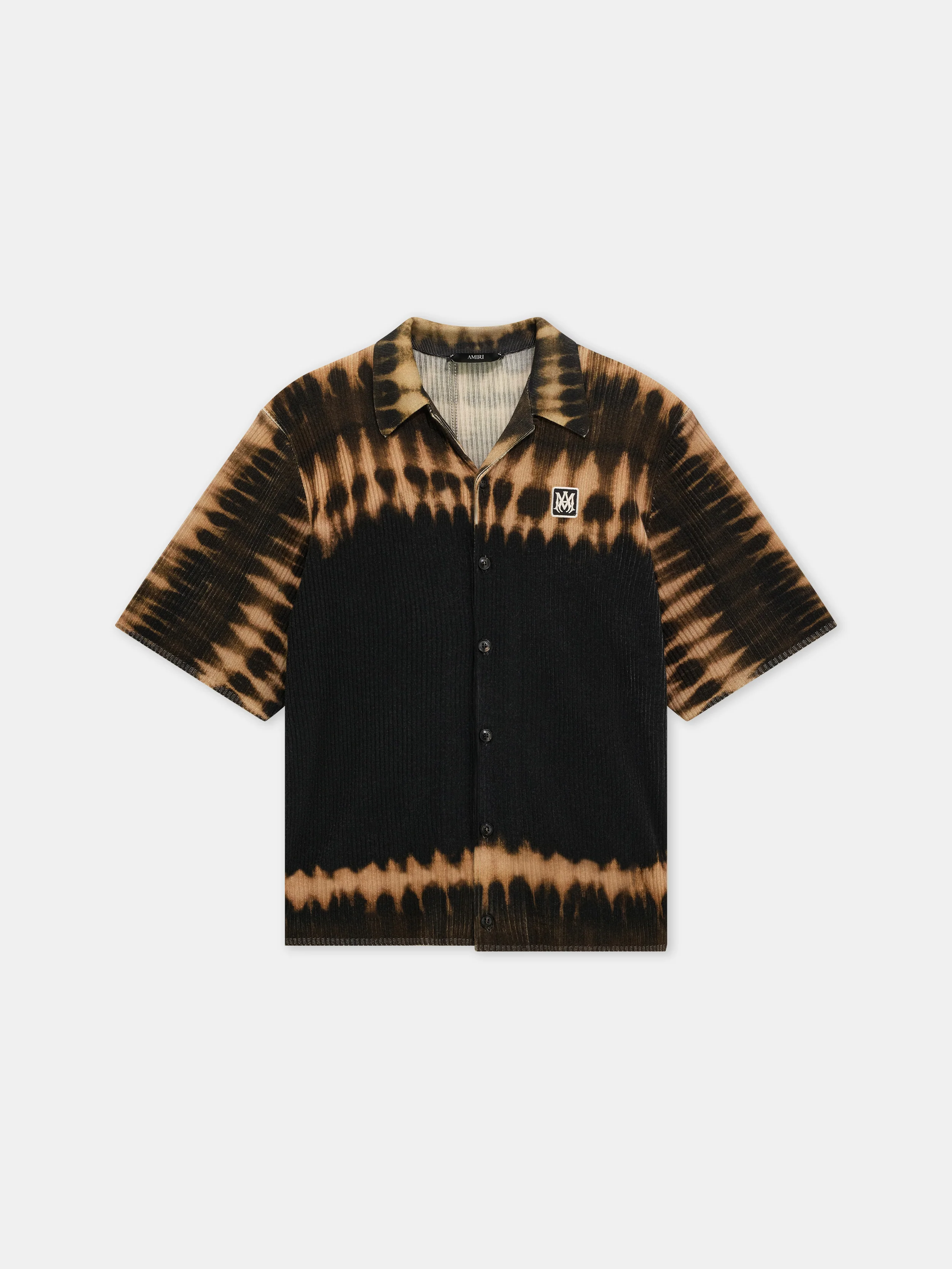 1417-ma-patch-tie-dye-knit-shirt-black-1.webp MA PATCH TIE DYE KNIT SHIRT - Black