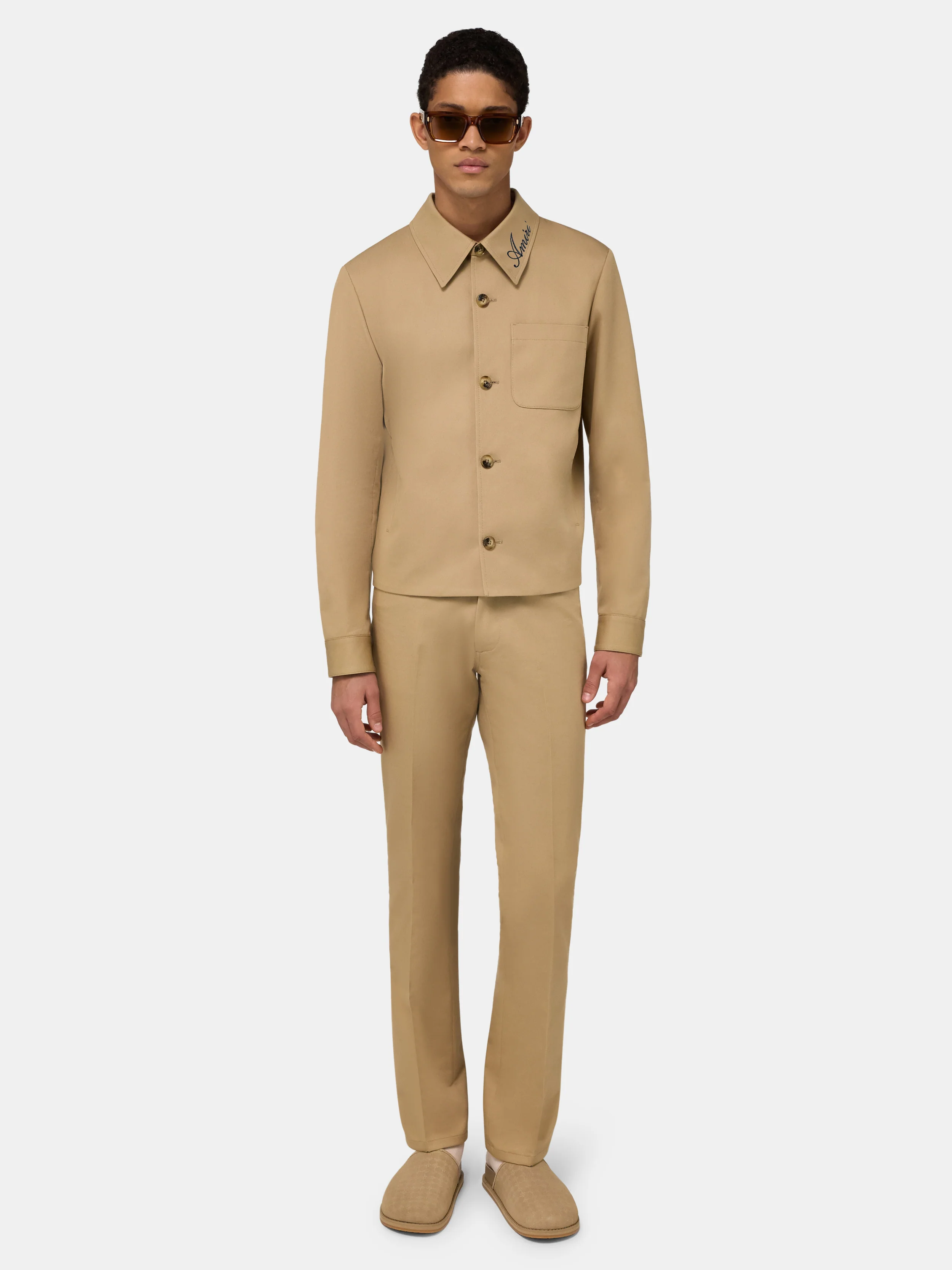 TWILL BOOTCUT PANT - Earth