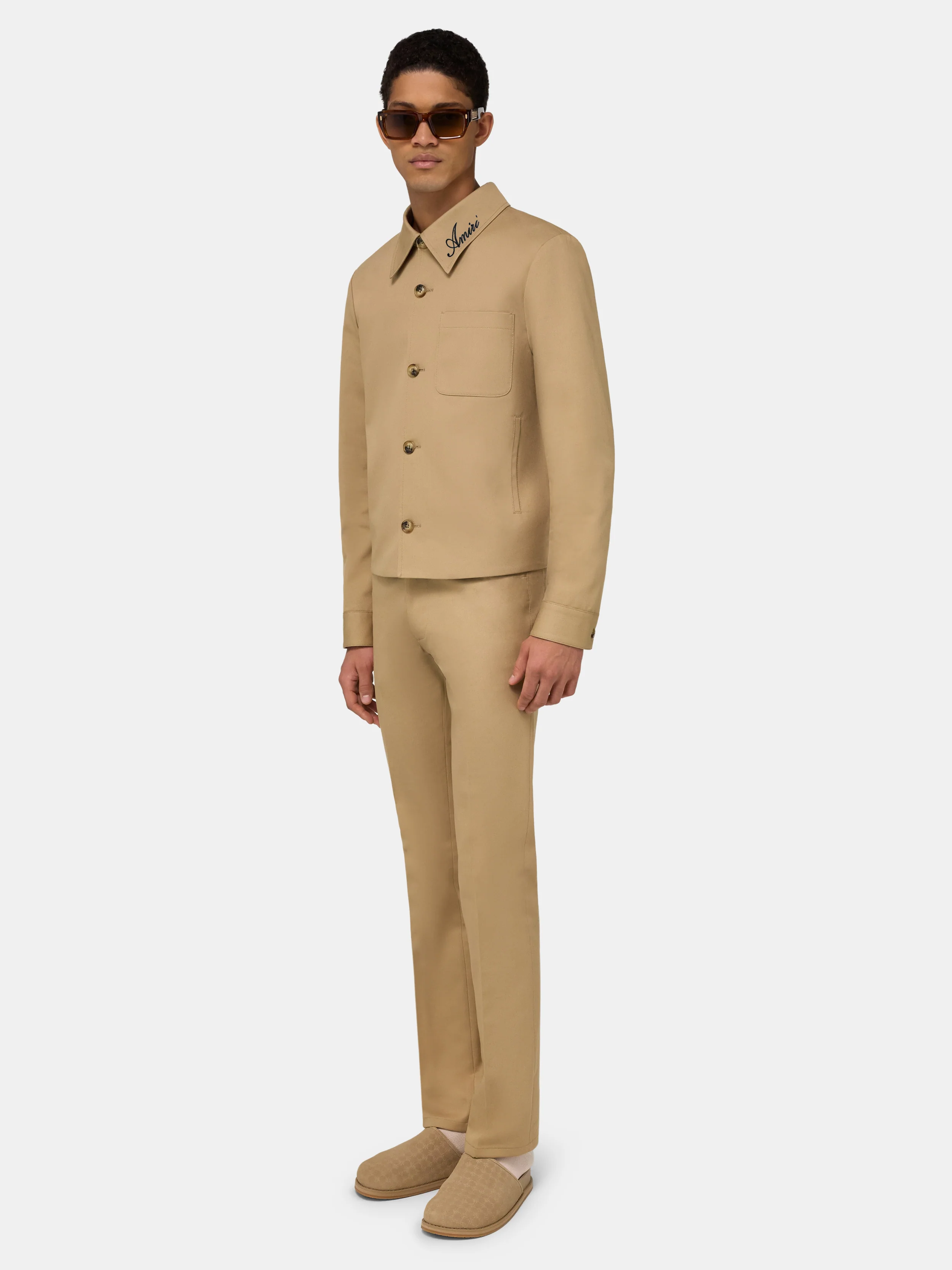 TWILL BOOTCUT PANT - Earth