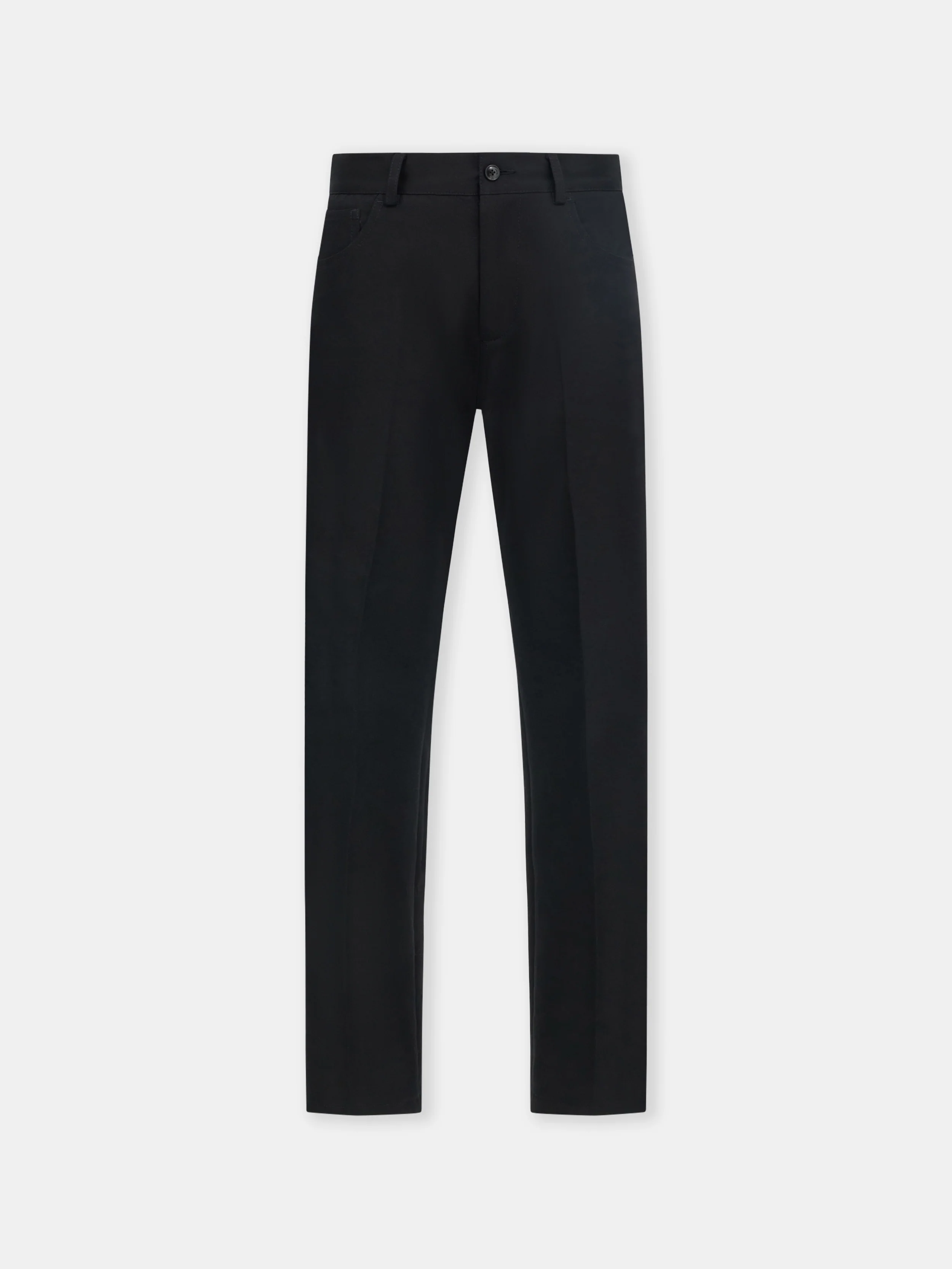 TWILL BOOTCUT PANT - Black