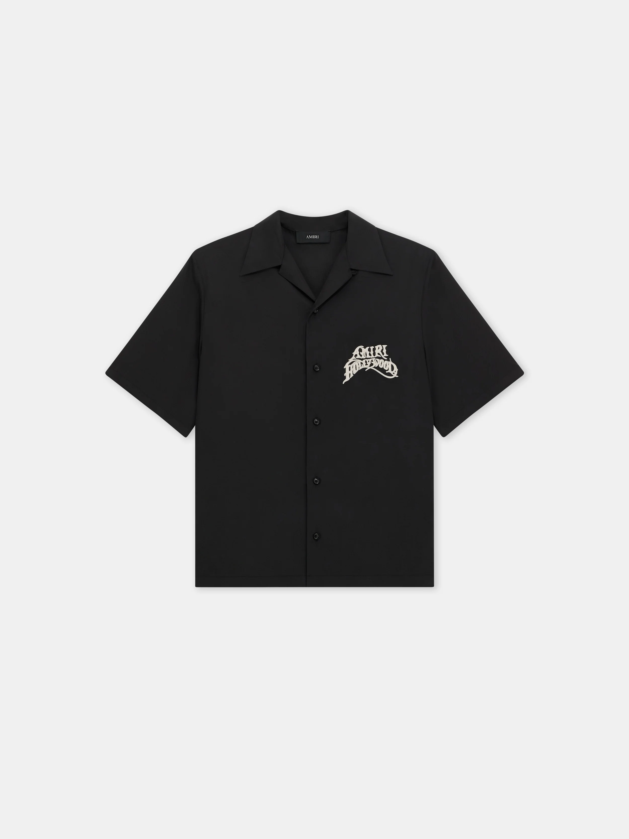 AMIRI HOLLYWOOD CAMP SHIRT - Black