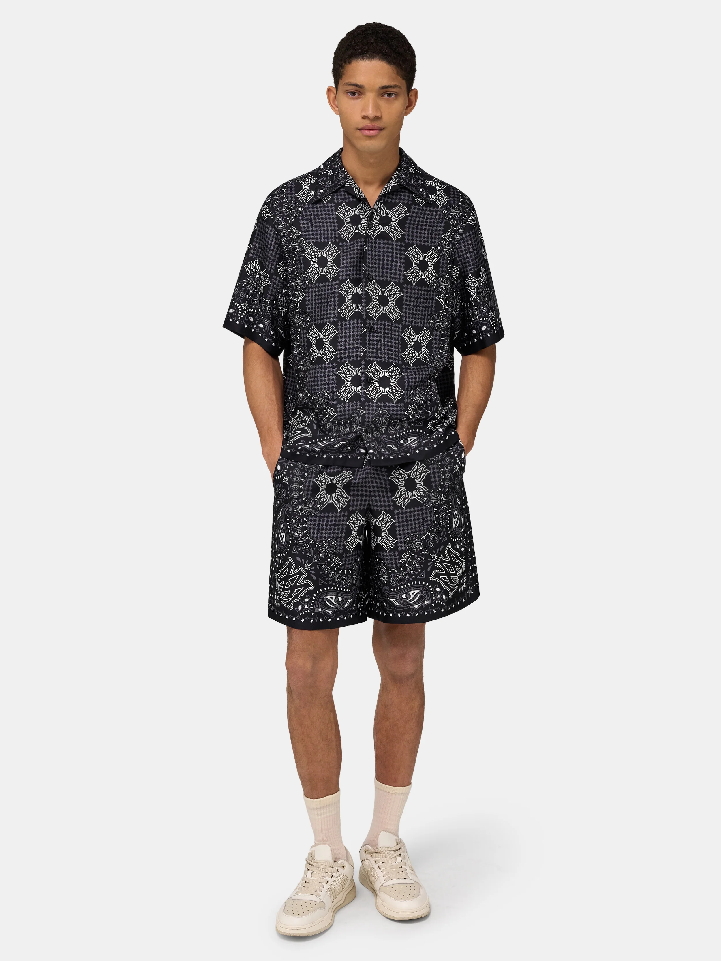 MA CHECK SHORT - Black