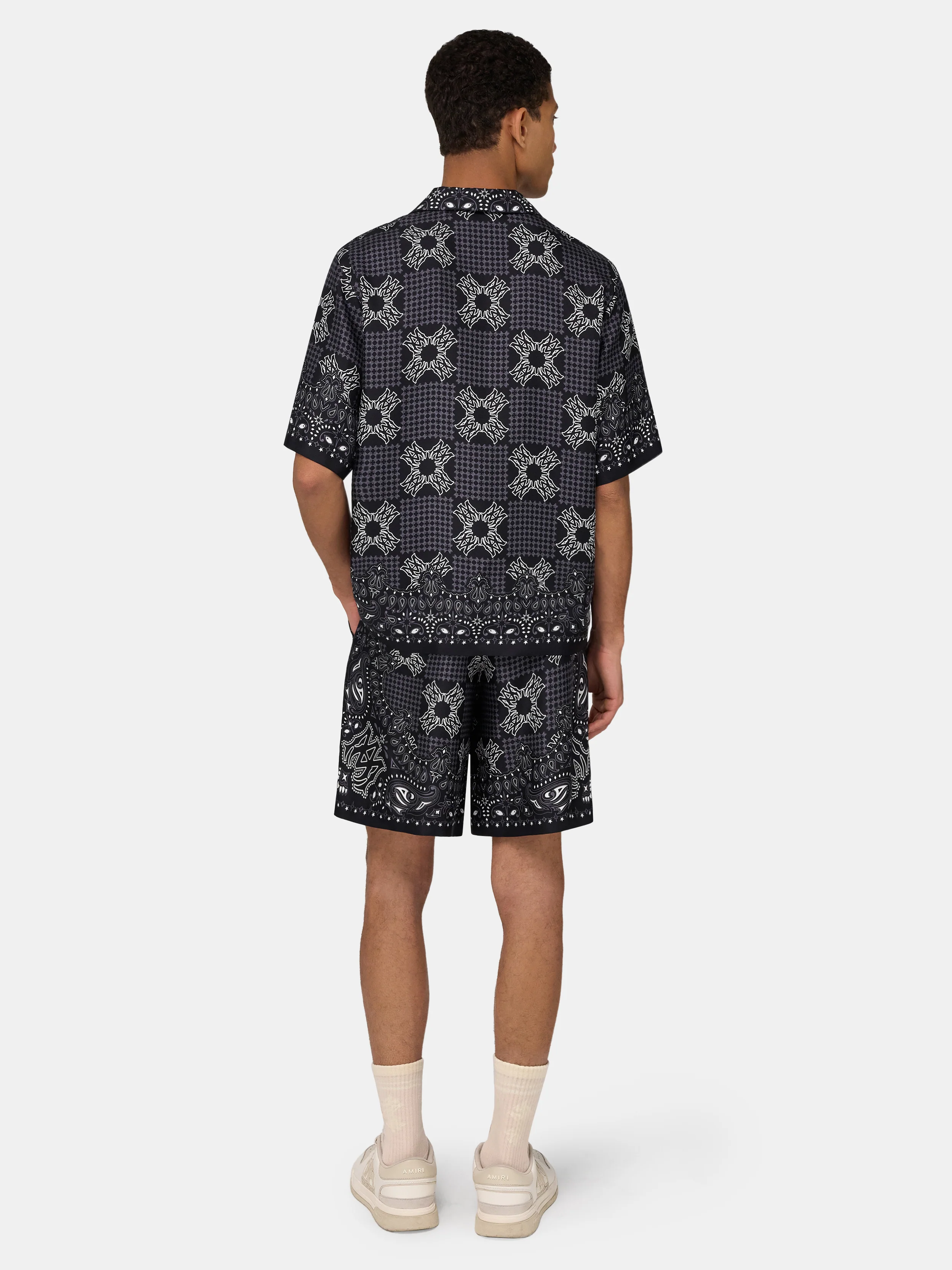 MA CHECK SHORT - Black