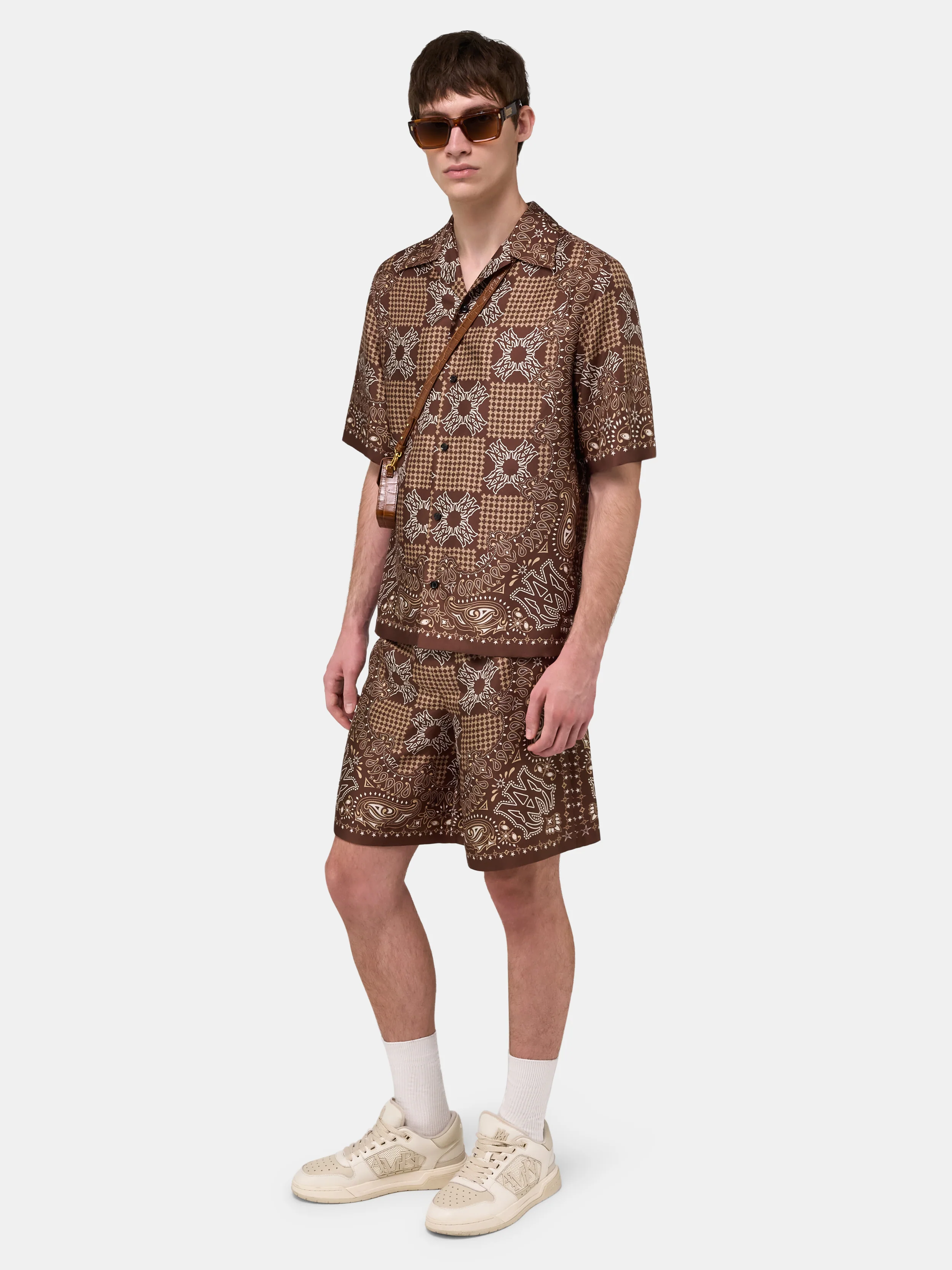 MA CHECK CAMP SHIRT - Tobacco