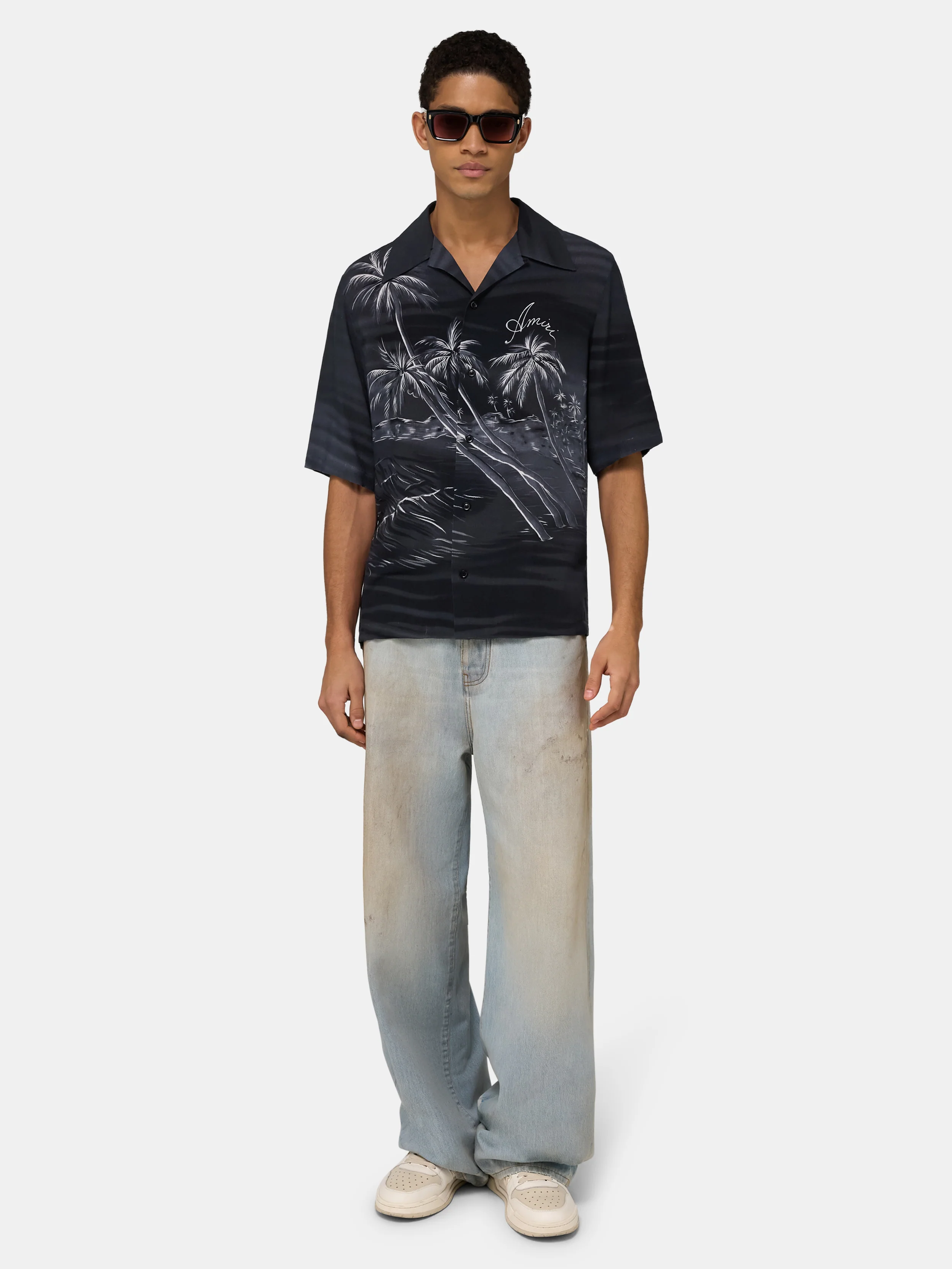 PALMS CAMP SHIRT - Black