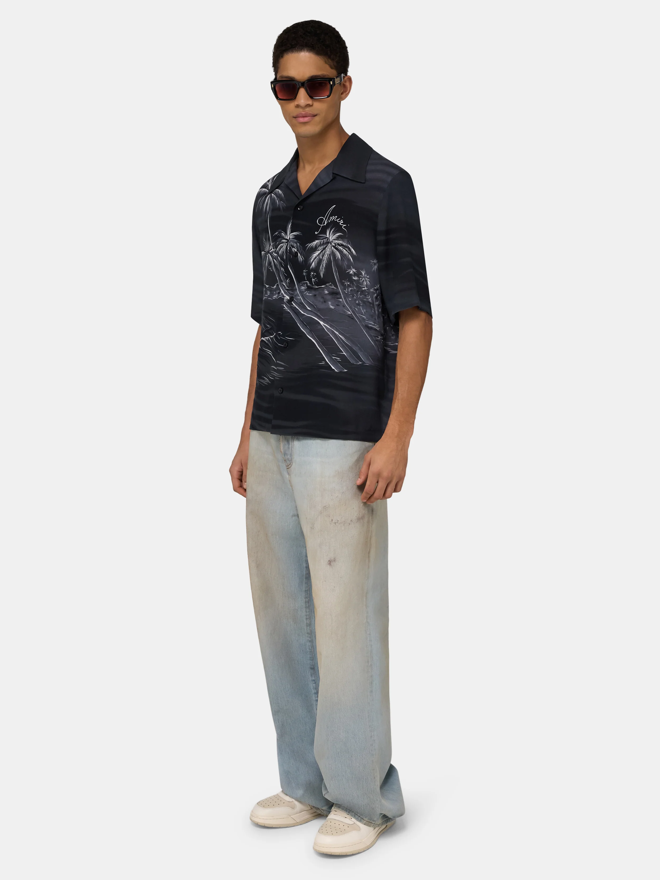 PALMS CAMP SHIRT - Black