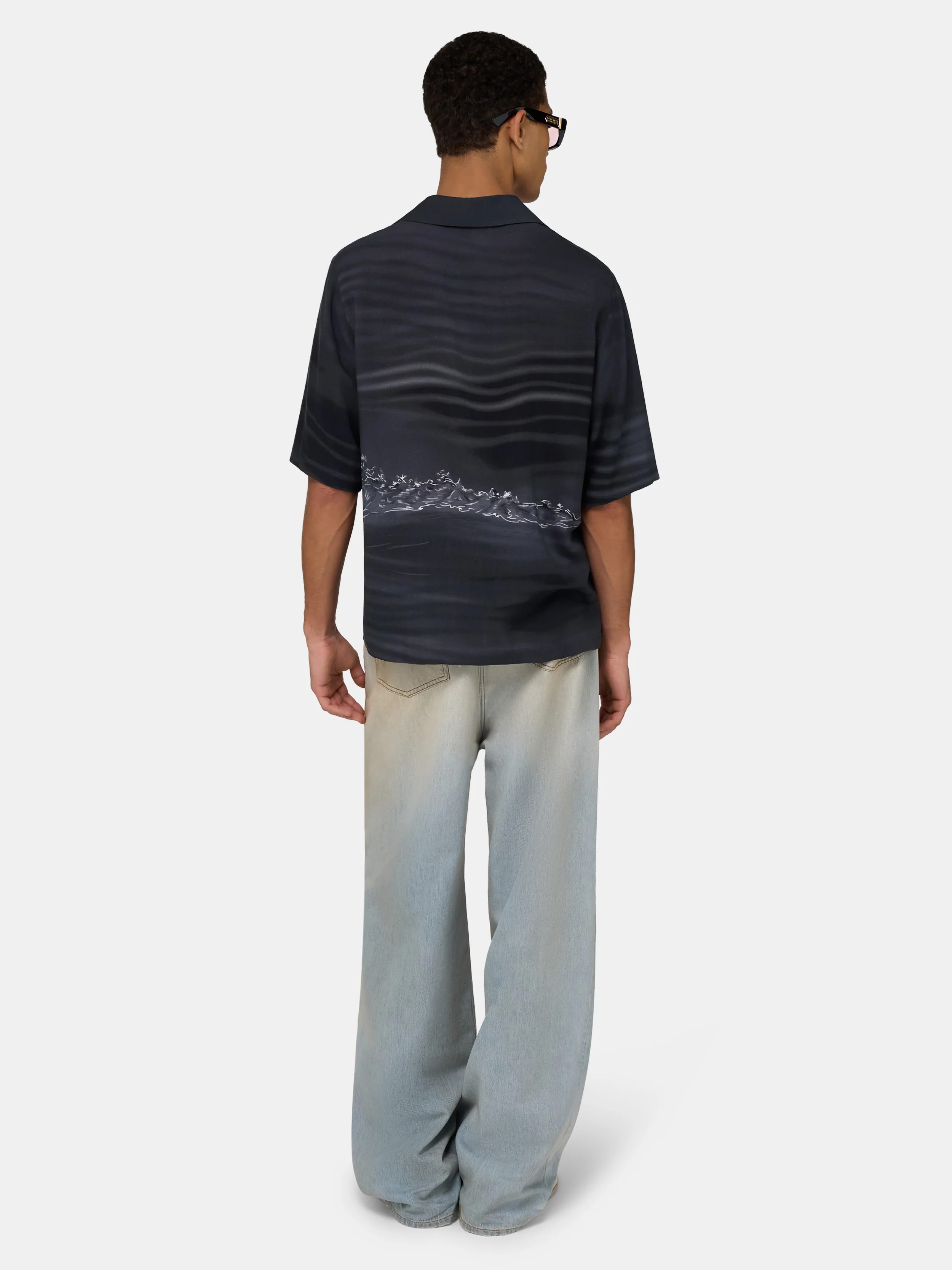 PALMS CAMP SHIRT - Black