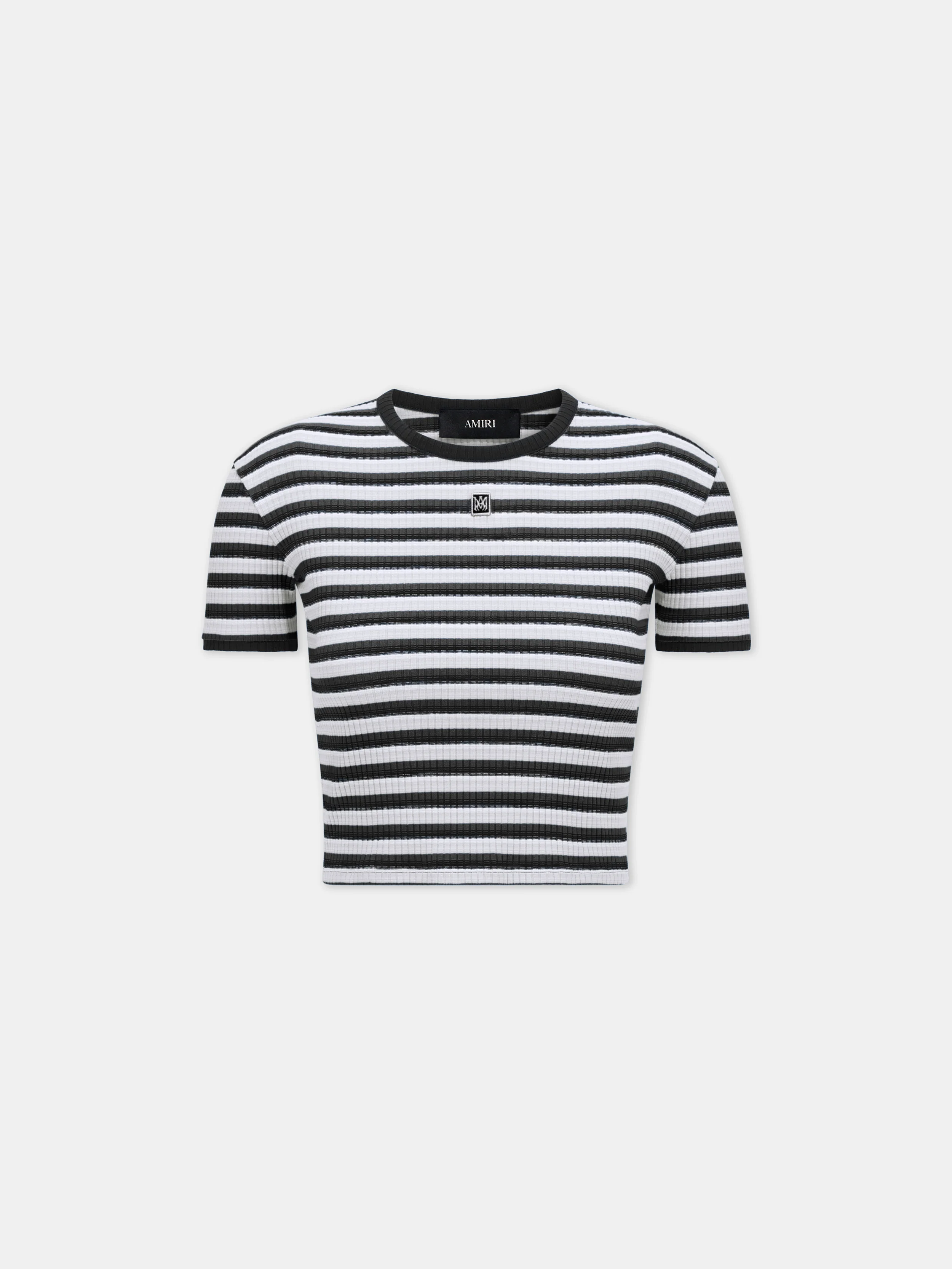 WOMEN - WOMEN'S MA STRIPED TEE - White