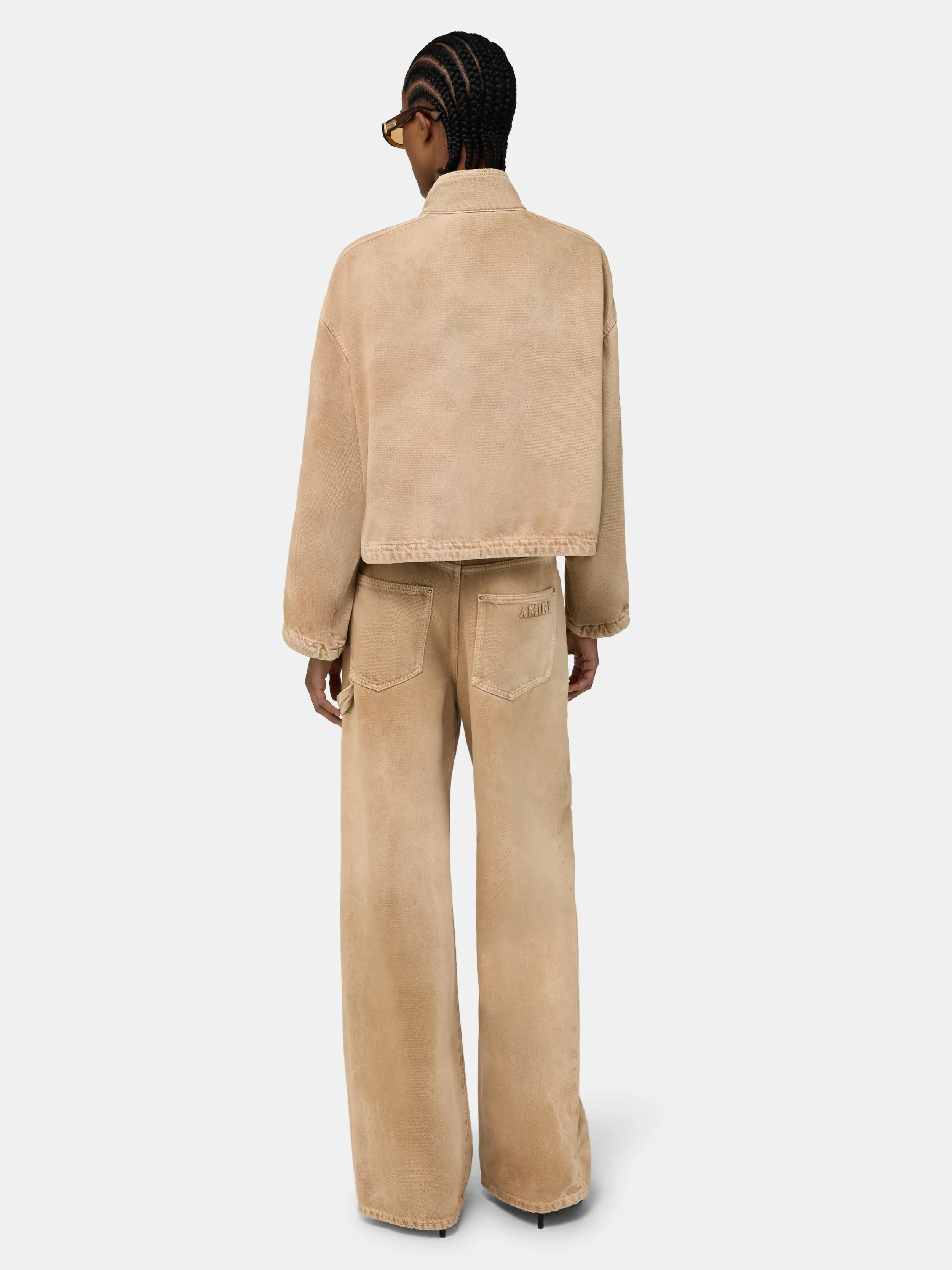 WOMEN - WOMEN'S DENIM TRACK JACKET - Sand