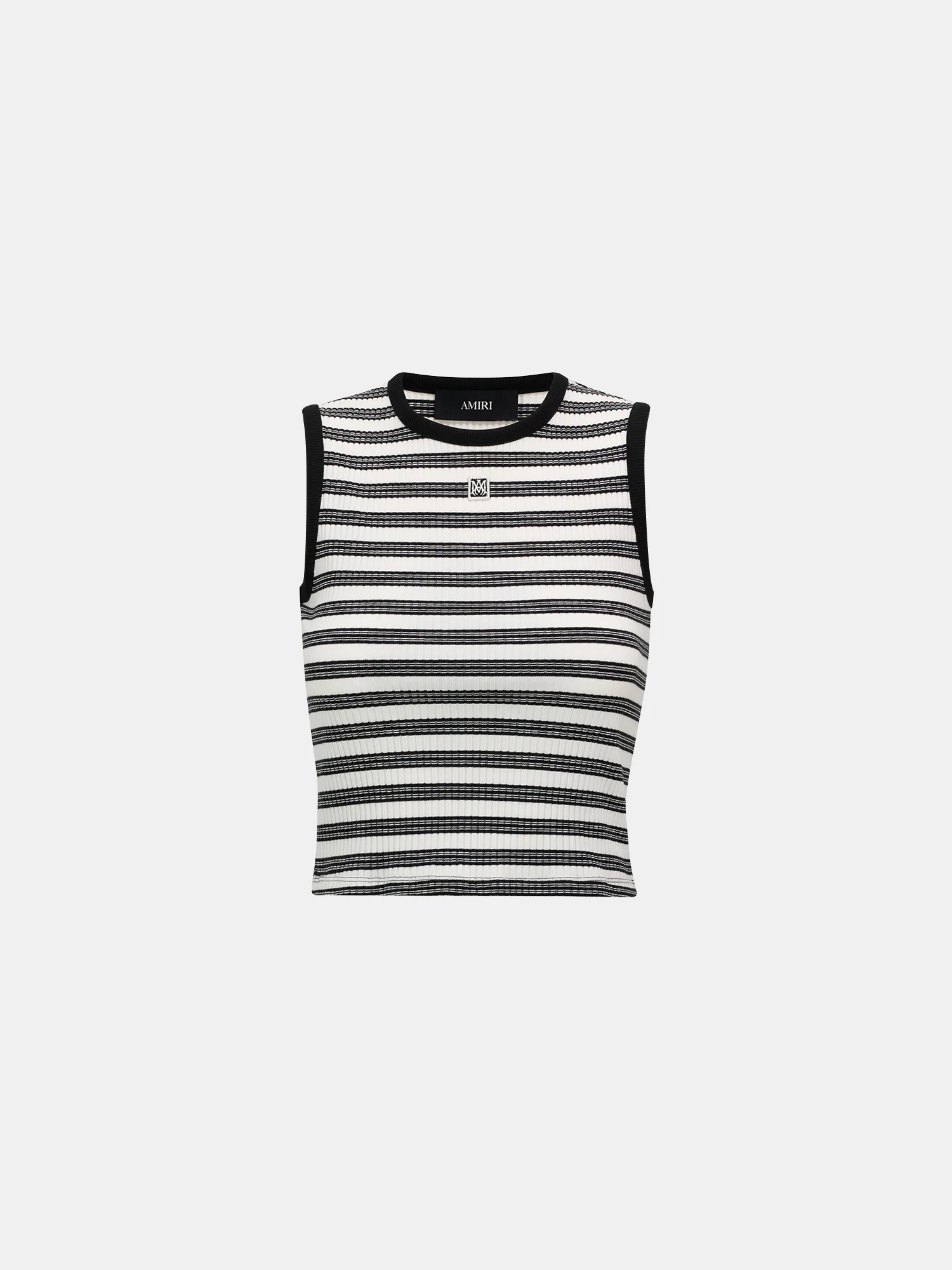 WOMEN - WOMEN'S MA STRIPED SLEEVLESS TOP - White