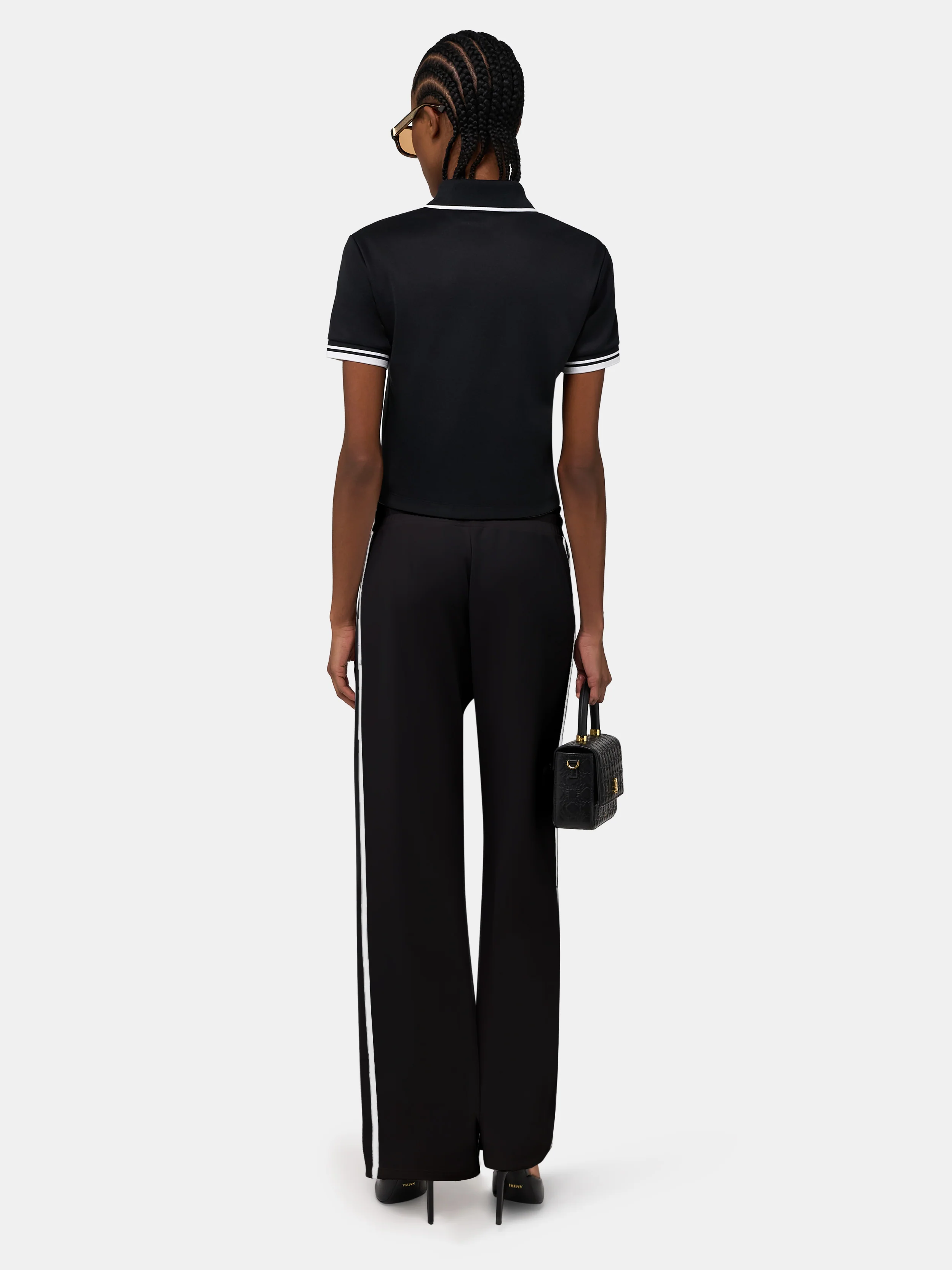 WOMEN - WOMEN'S MA ZIP POLO - Black