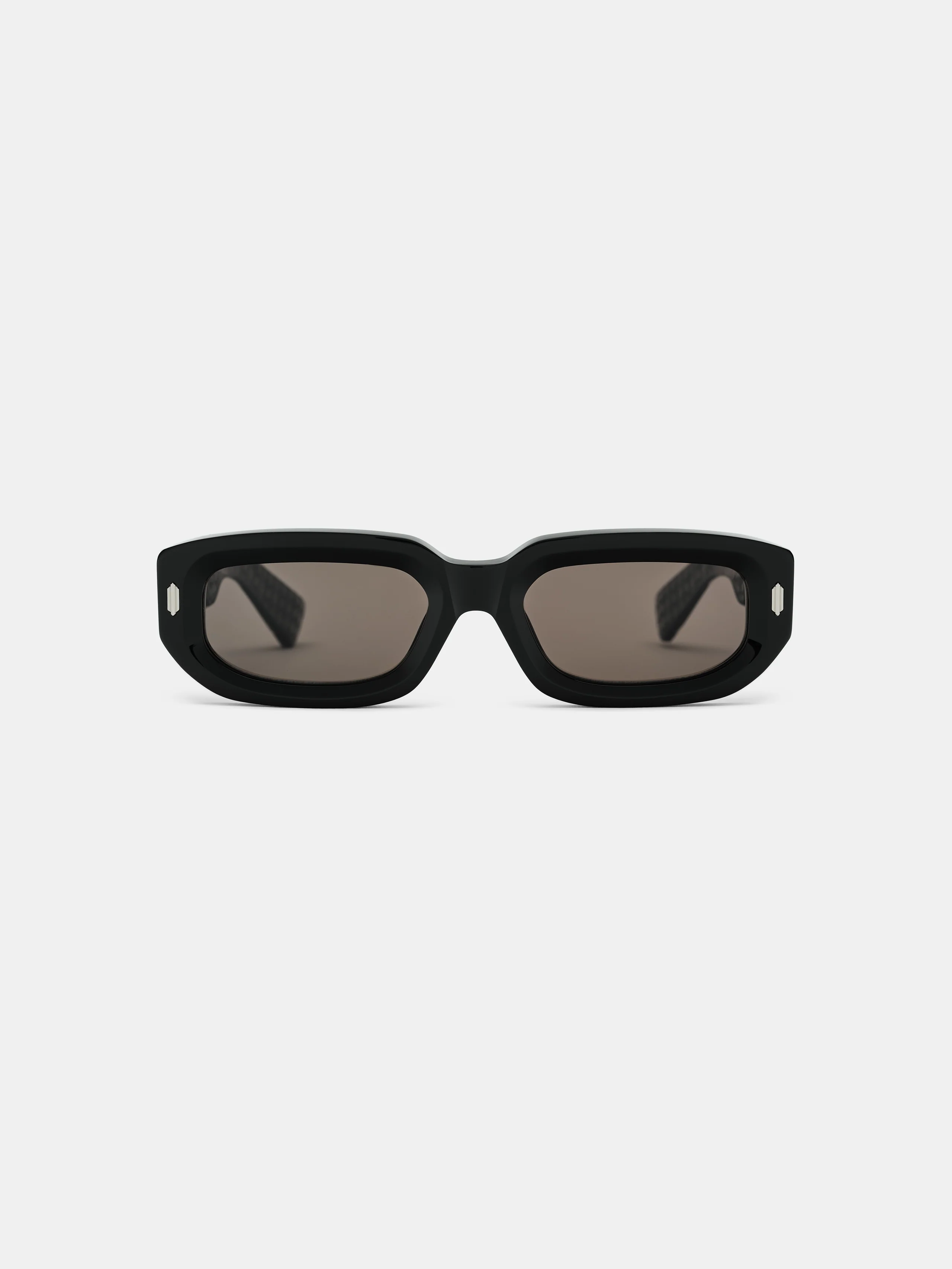 FAIRFAX EXPOSED EXTERNAL SUNGLASSES - Black Silver