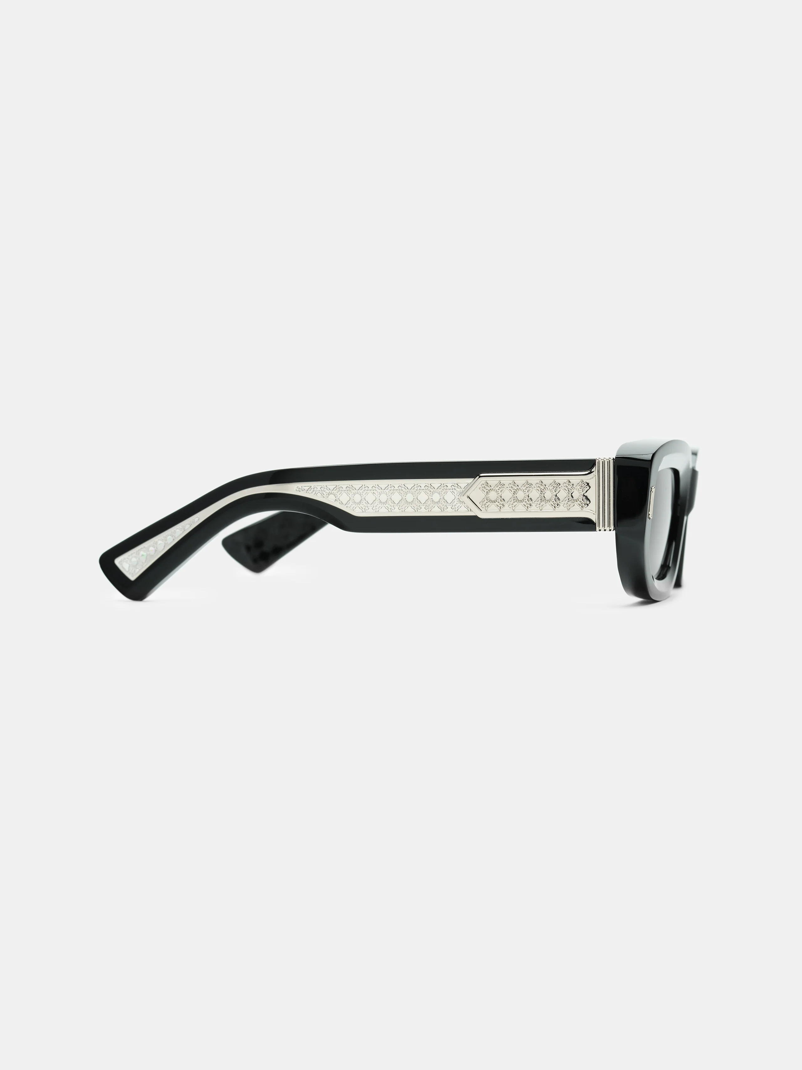 FAIRFAX EXPOSED EXTERNAL SUNGLASSES - Black Silver