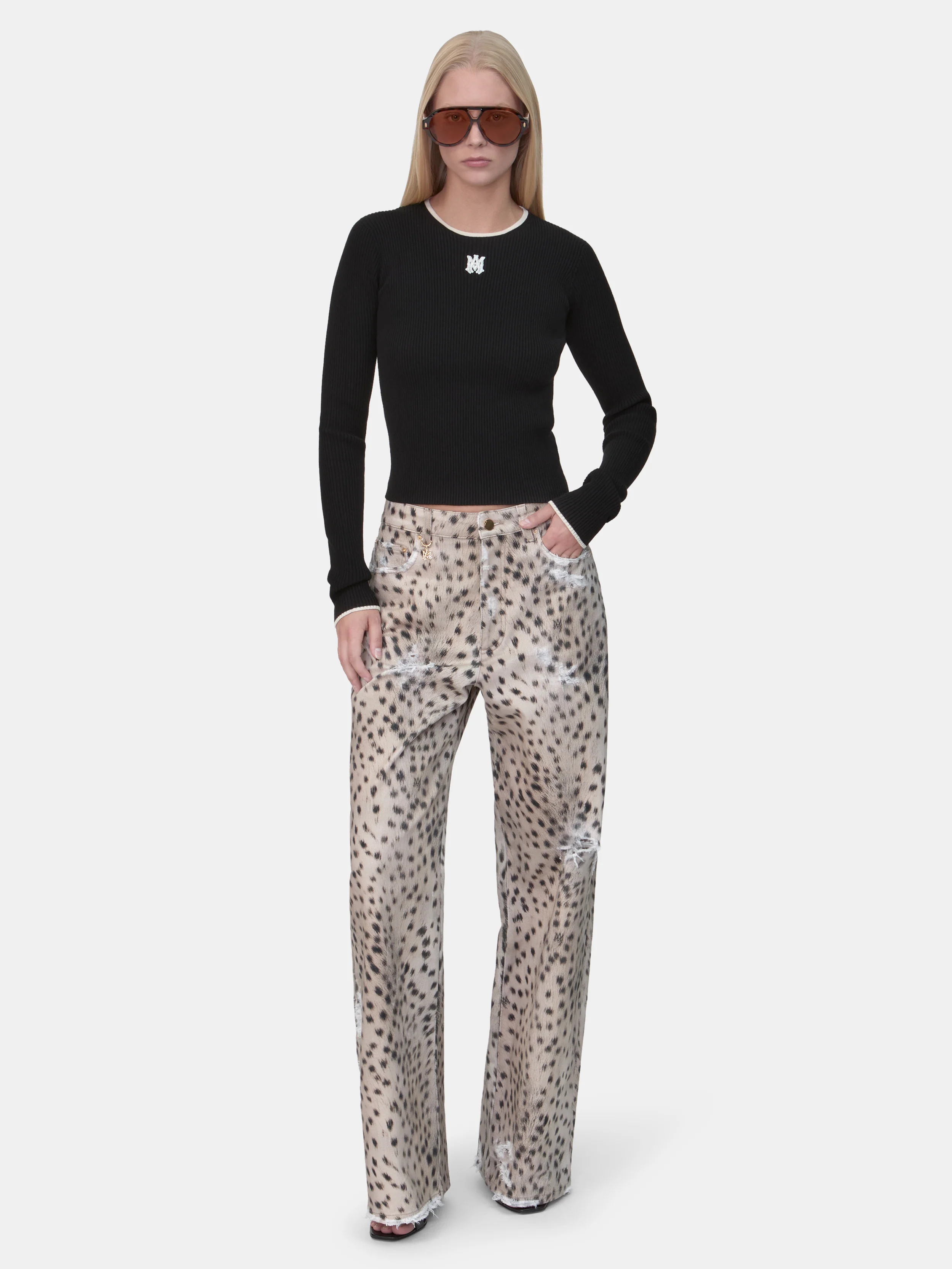 WOMEN - WOMEN'S DEER CARPENTER JEAN - Dark Brown