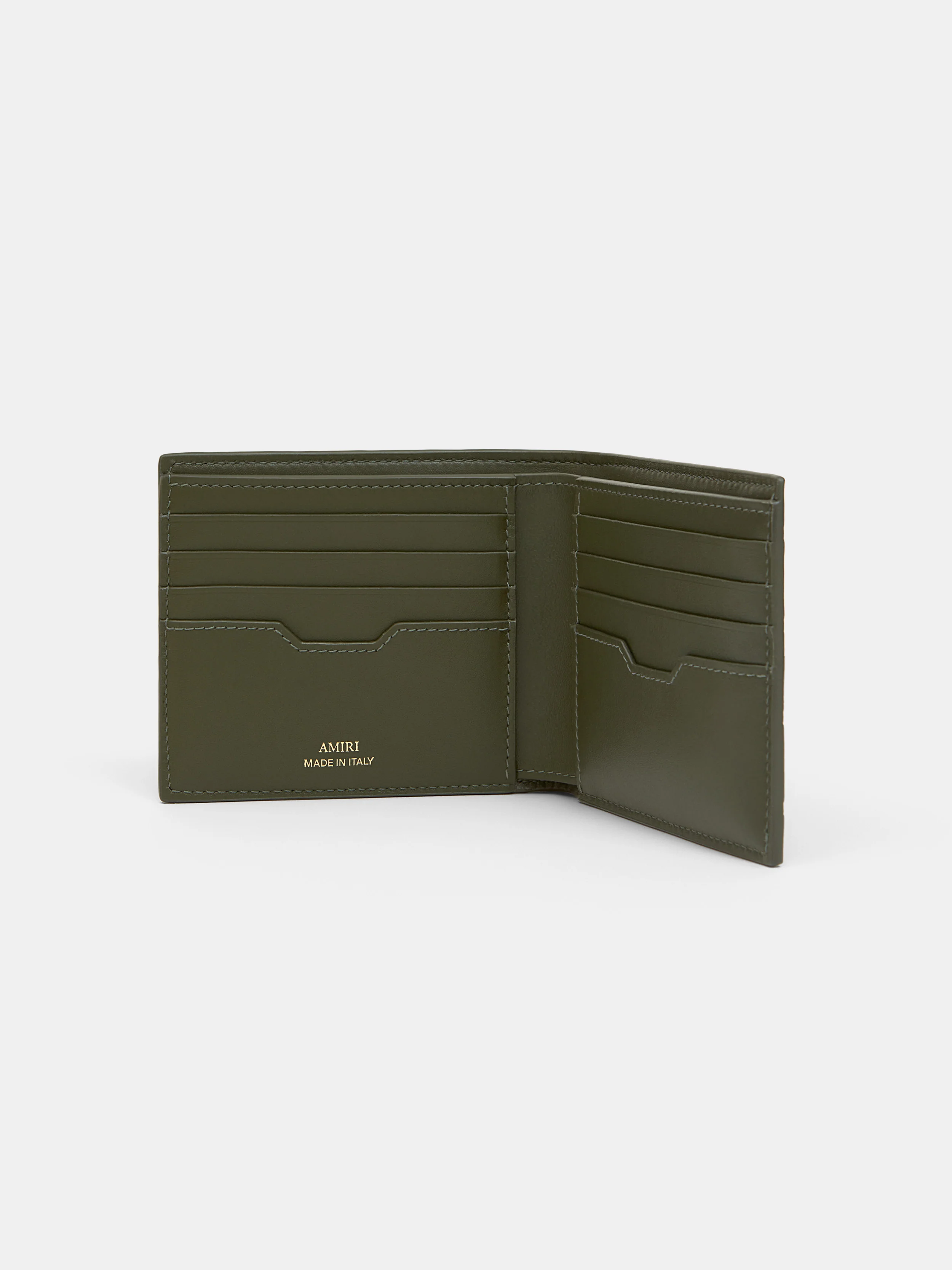 2055-ma-quad-leather-bifold-dark-sage-3.webp MA QUAD LEATHER BIFOLD - Dark Sage