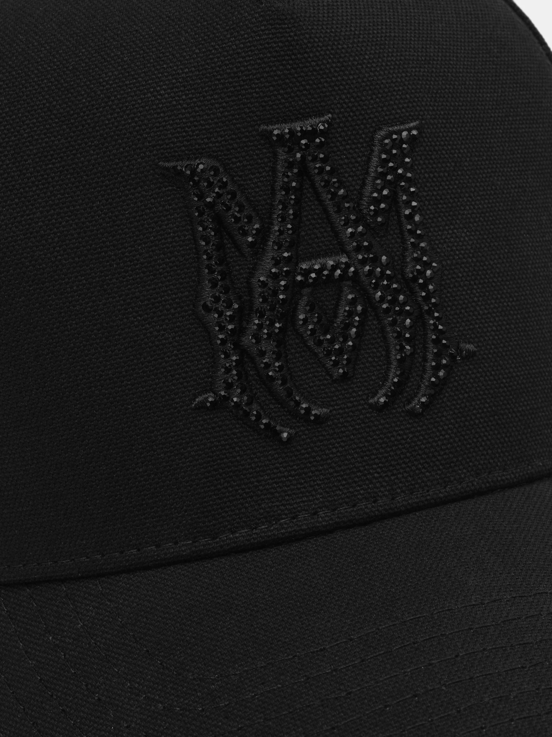 MA CRYSTAL CANVAS HAT - Black Black