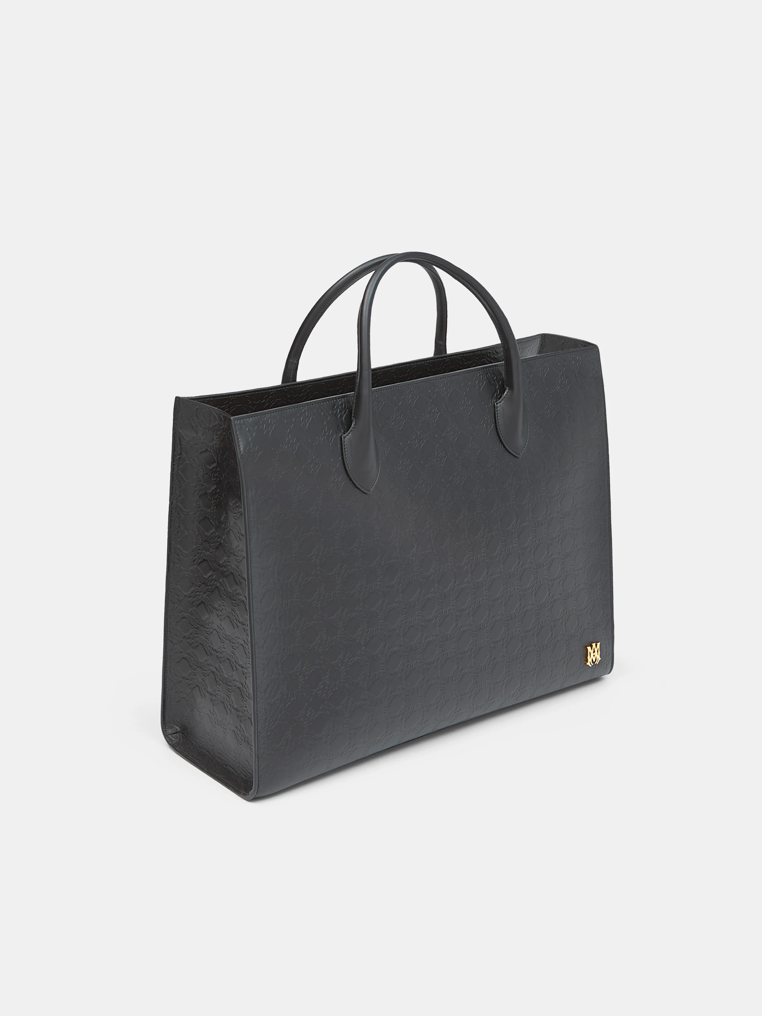2105-ma-quad-leather-small-tote-black-3.webp MA QUAD LEATHER SMALL TOTE - Black