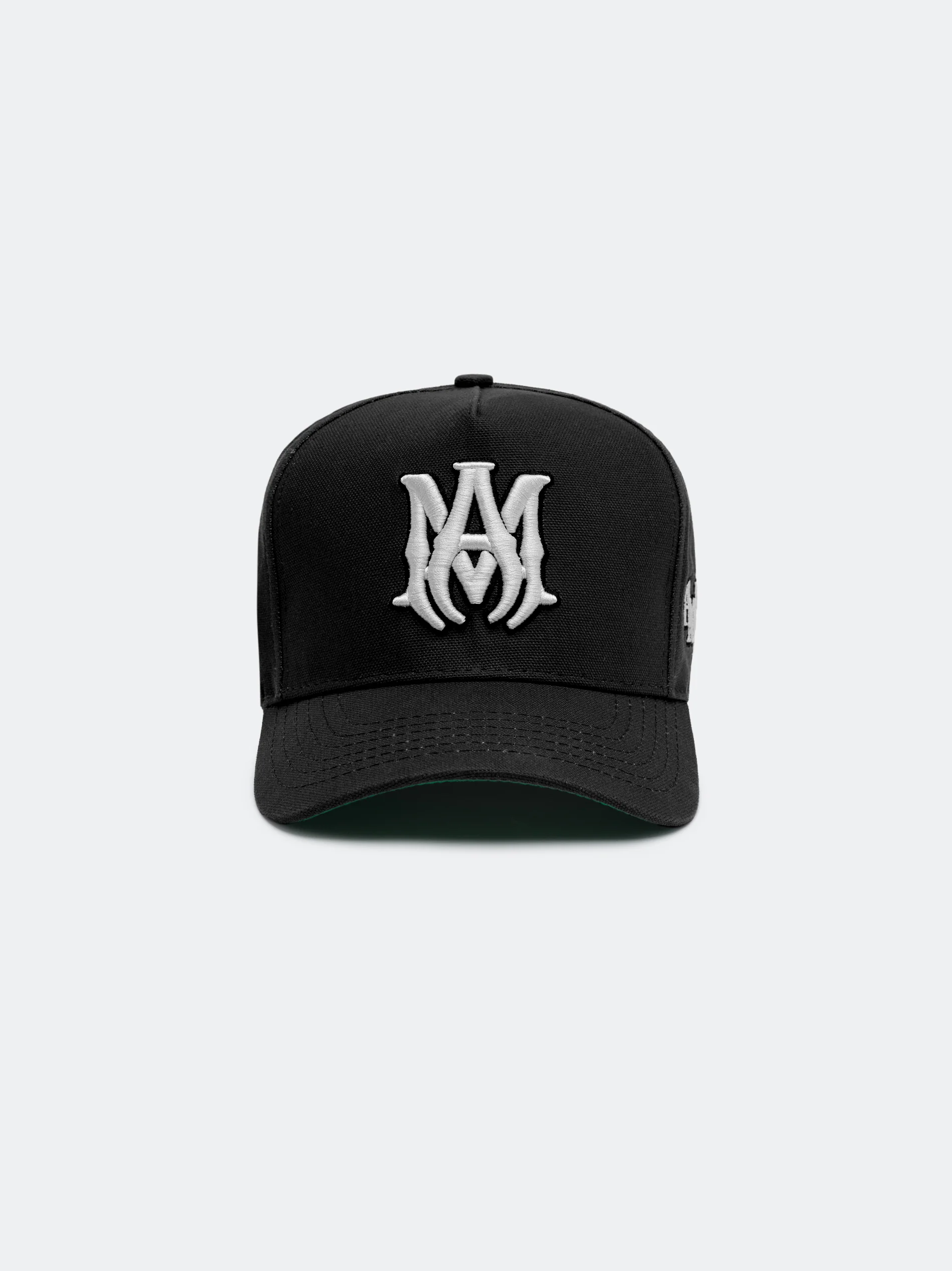 MA STAGGERED AMIRI FULL CANVAS HAT - Black Off White