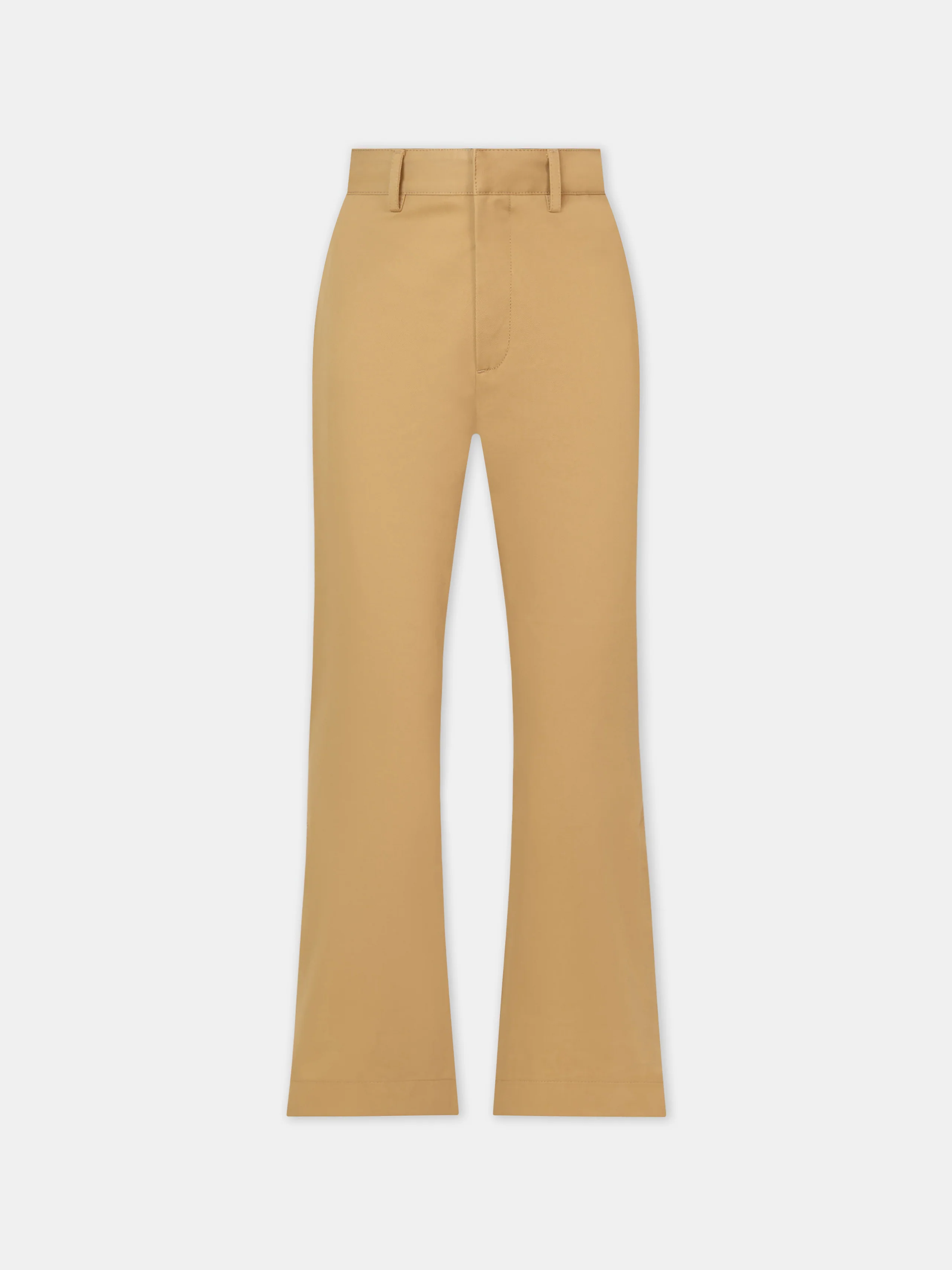 CHINO KICK FLARE - SEPIA TINT