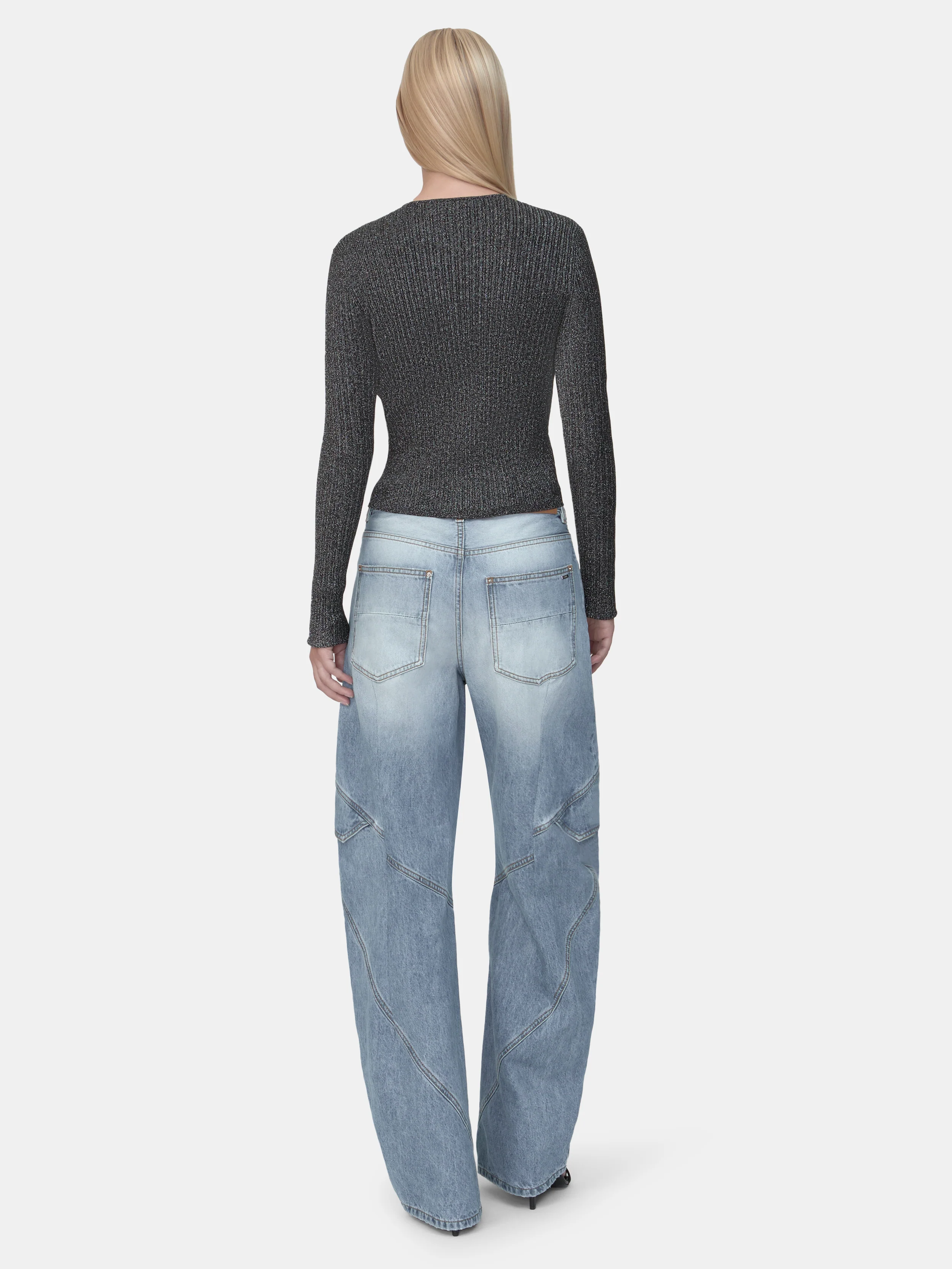 WOMEN - WOMEN'S PANELED JEAN - Indigo