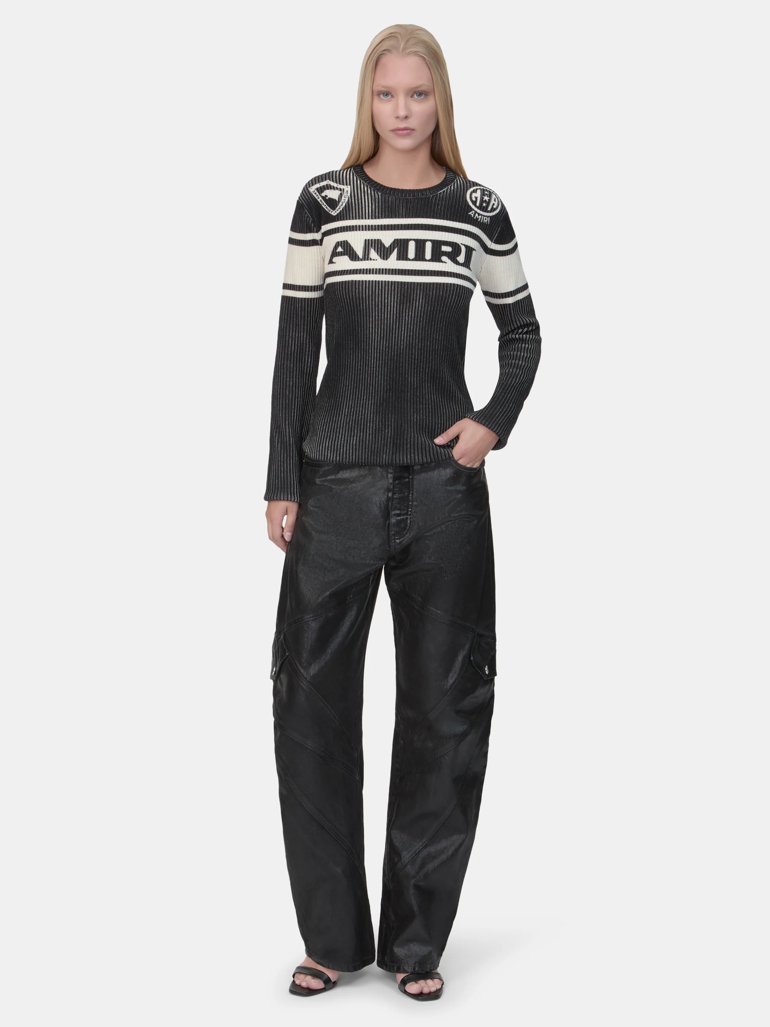 WOMEN - WOMEN'S WAXED PANELED JEAN - Black Wax