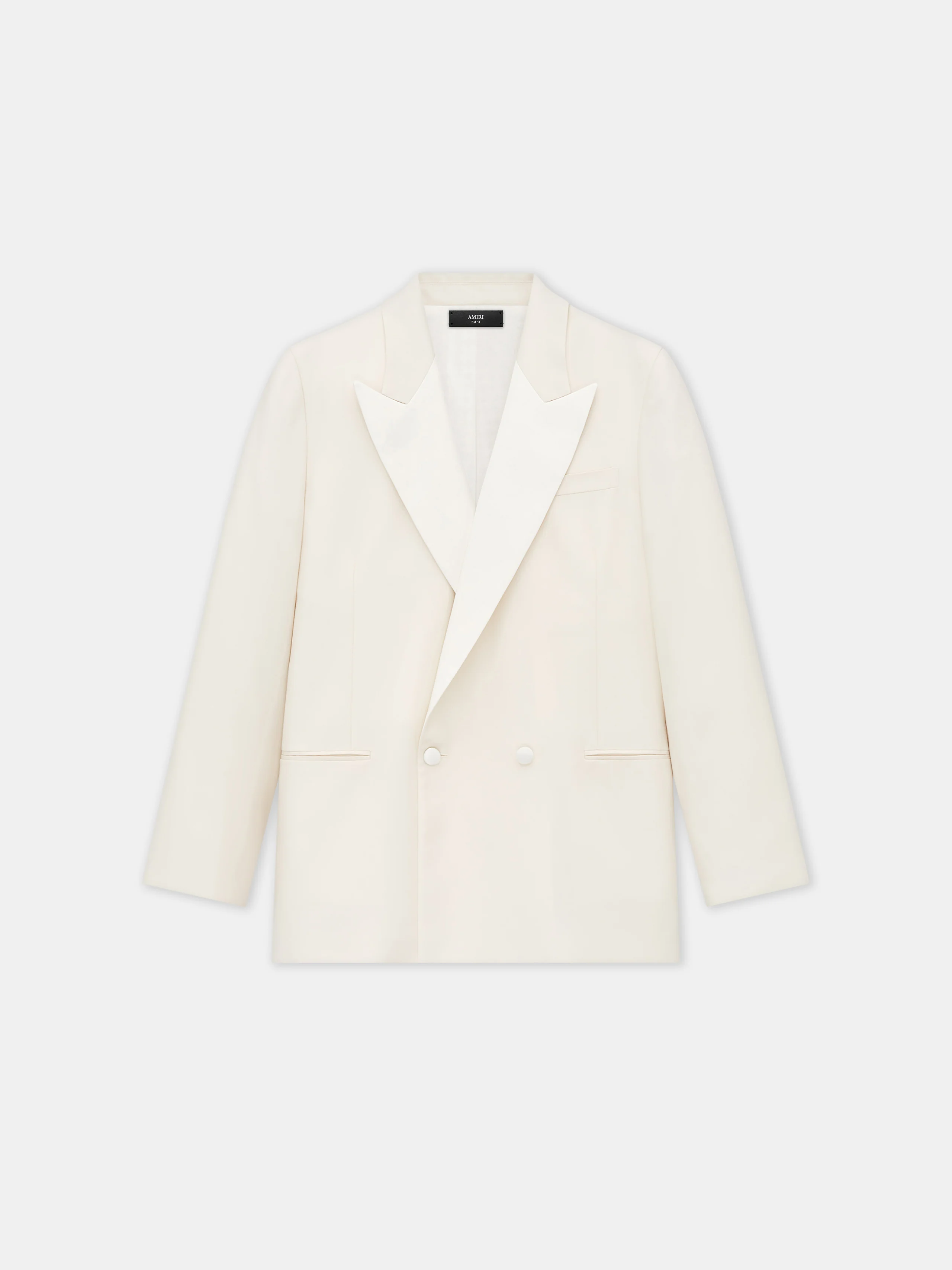 MA DOUBLE-BREASTED BLAZER - Alabaster