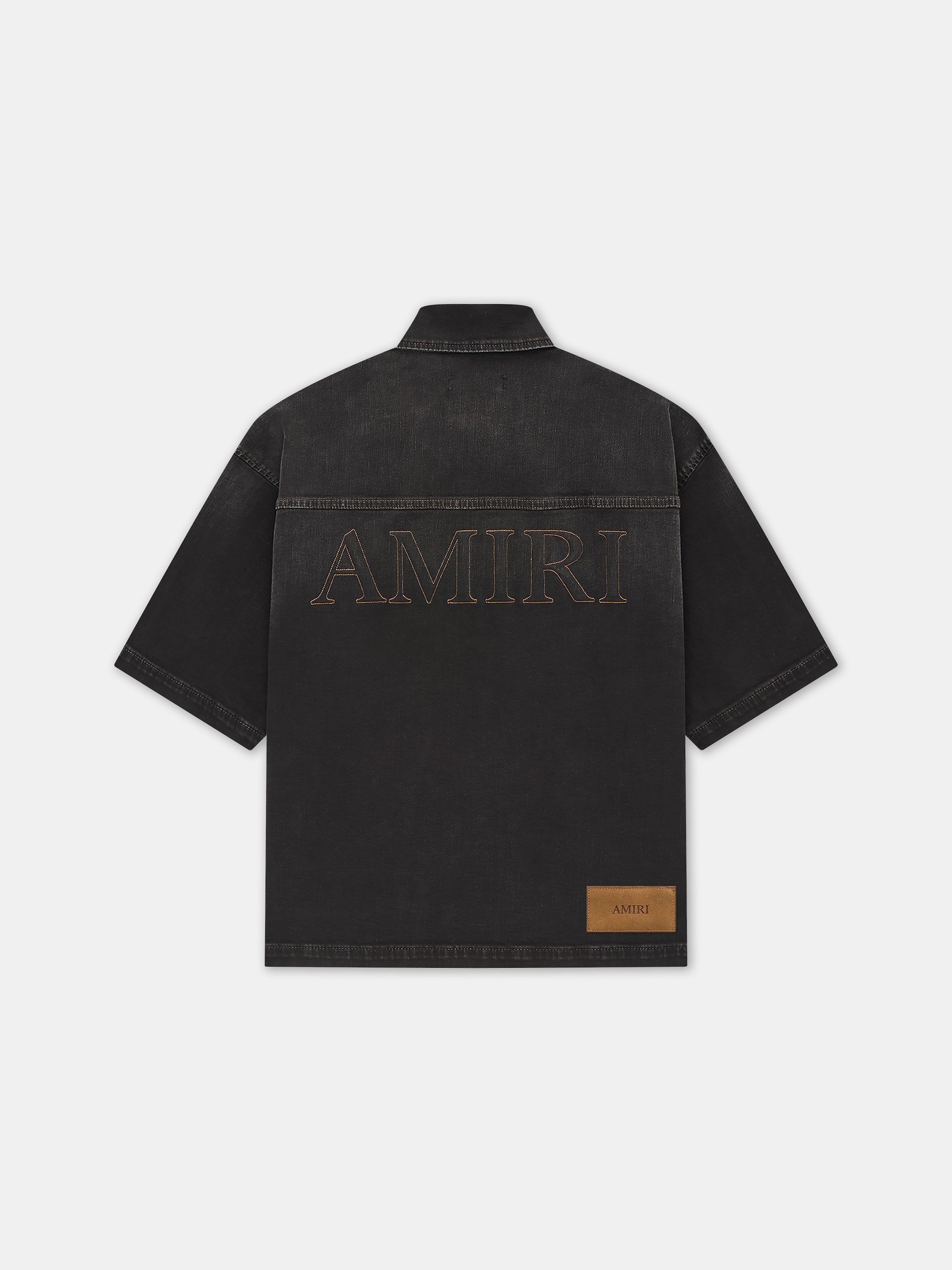 2393-amiri-3d-short-sleeve-snap-shirt-vintage-black-3.jpg AMIRI 3D SHORT SLEEVE SNAP SHIRT - Vintage Black
