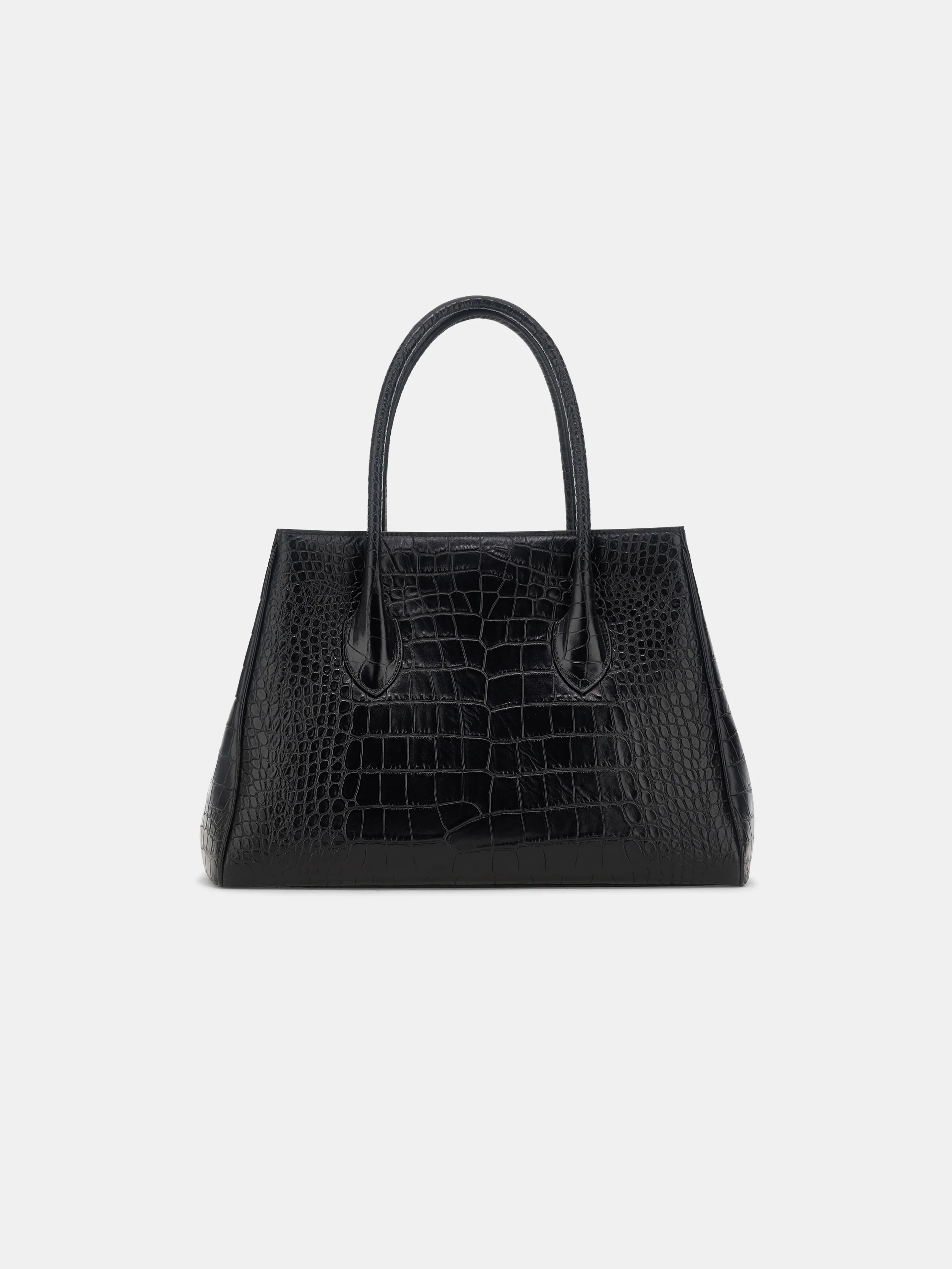 WOMEN - WOMEN'S EMBOSSED CROC HONEY 40 TOTE - Black
