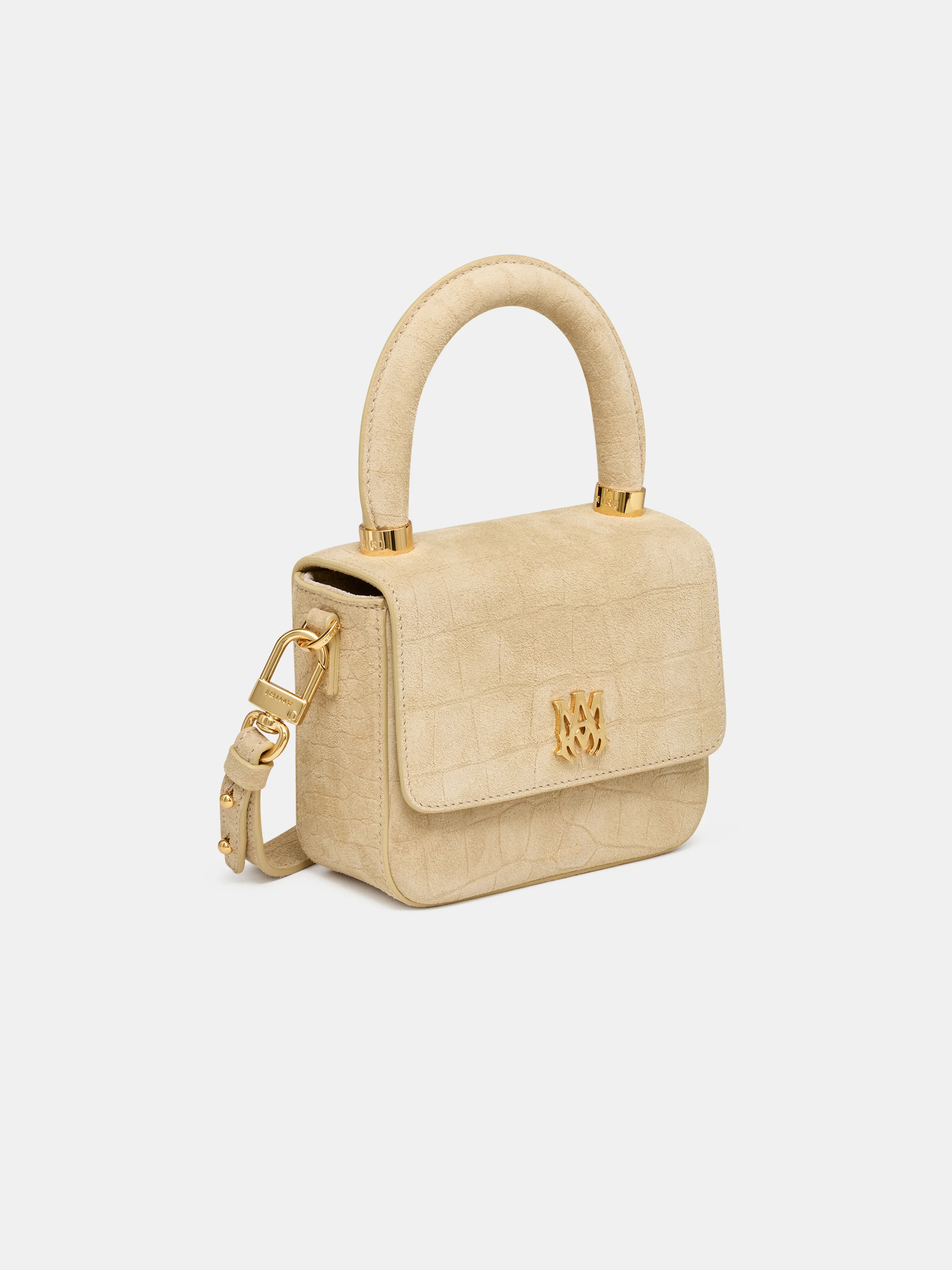 WOMEN - WOMEN'S CROC SUEDE MICRO MA BAG - Taupe