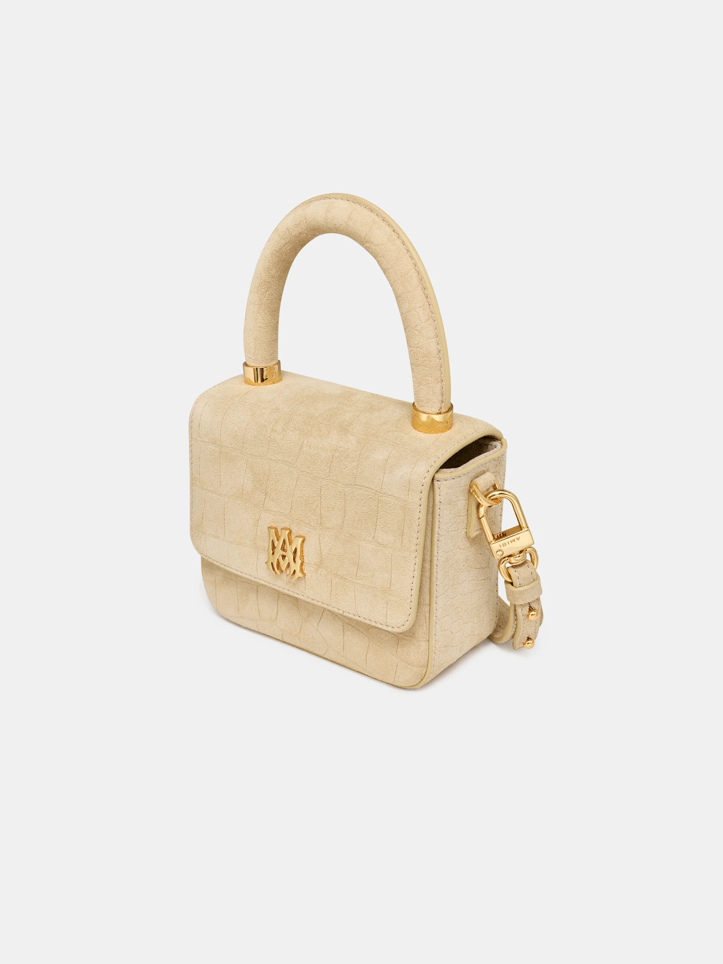 WOMEN - WOMEN'S CROC SUEDE MICRO MA BAG - Taupe