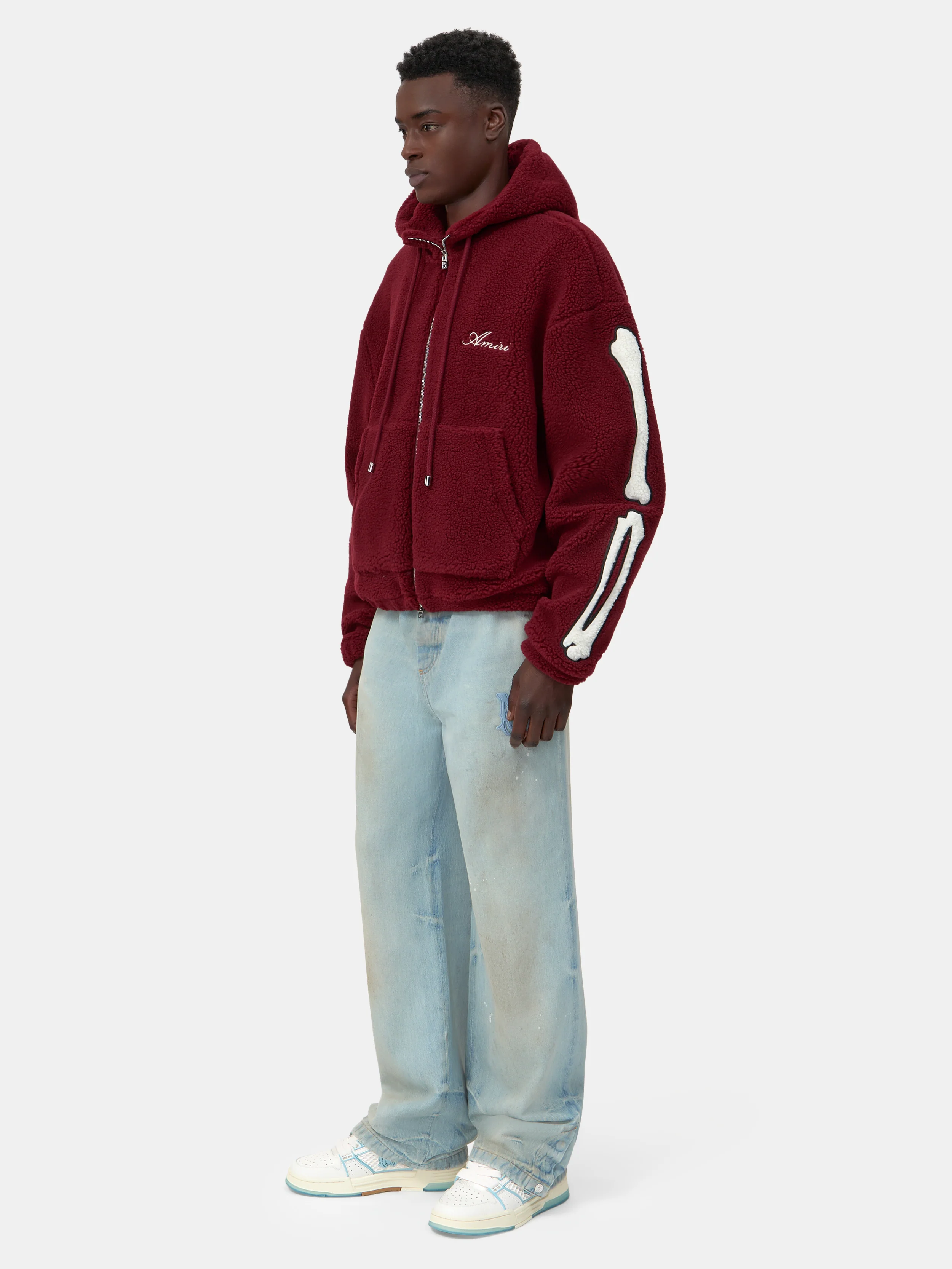 2428-bones-fleece-zip-hoodie-aged-port-3.webp BONES FLEECE ZIP HOODIE - Aged Port
