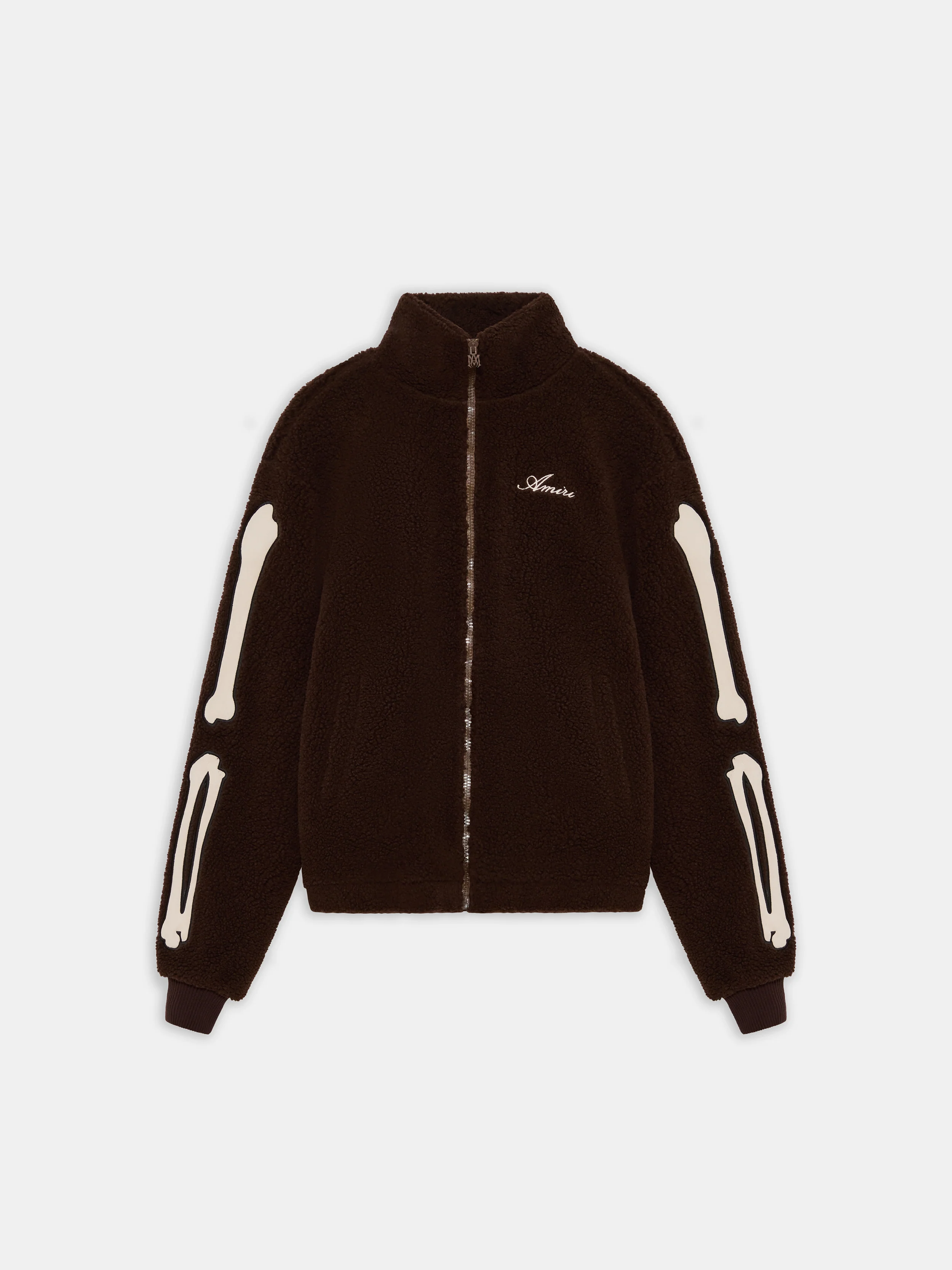 WOMEN - WOMEN'S BONES FLEECE JACKET - DARK BROWN