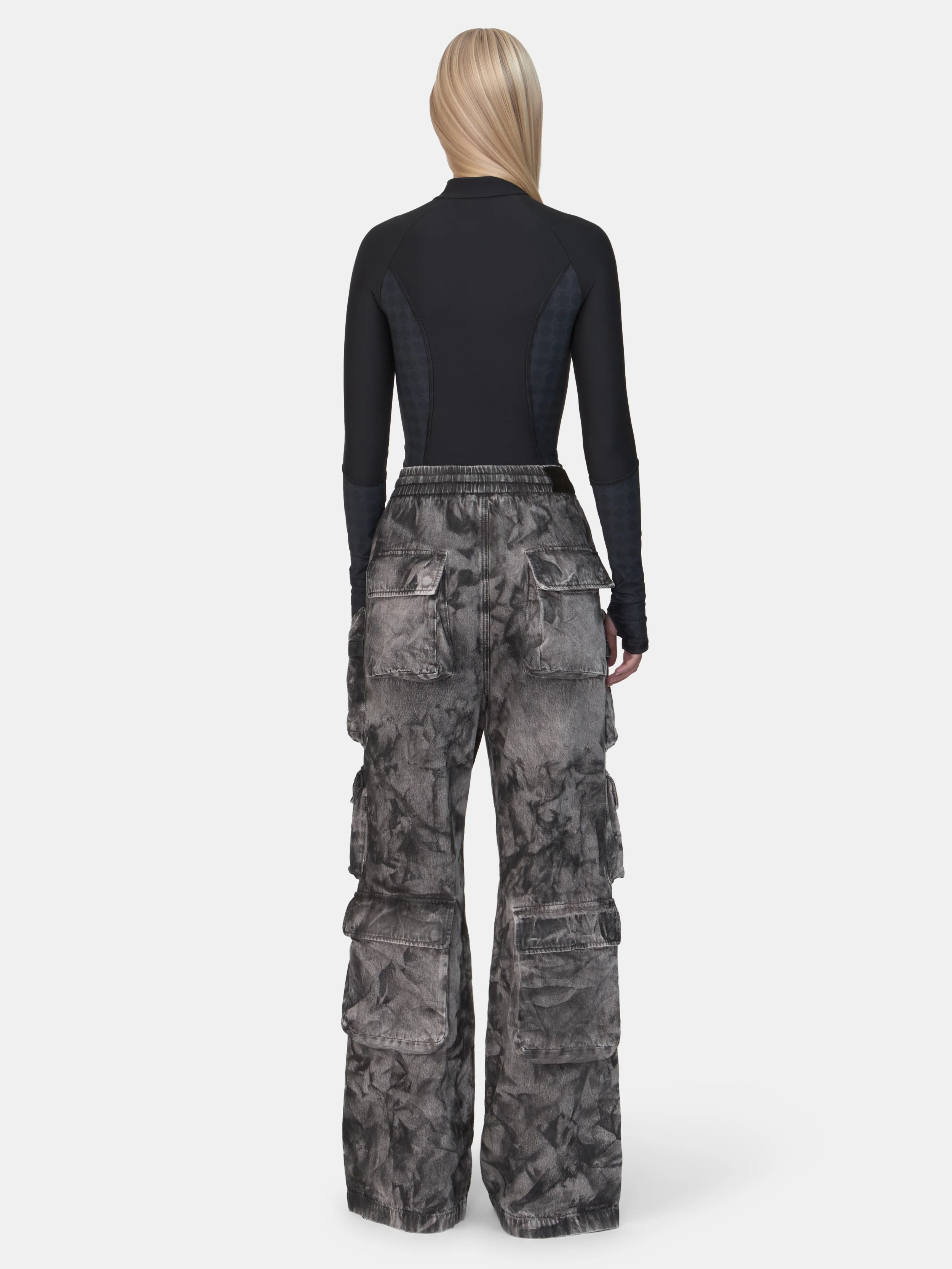 WOMEN - WOMEN'S CARGO JEAN - Smokey Topaz