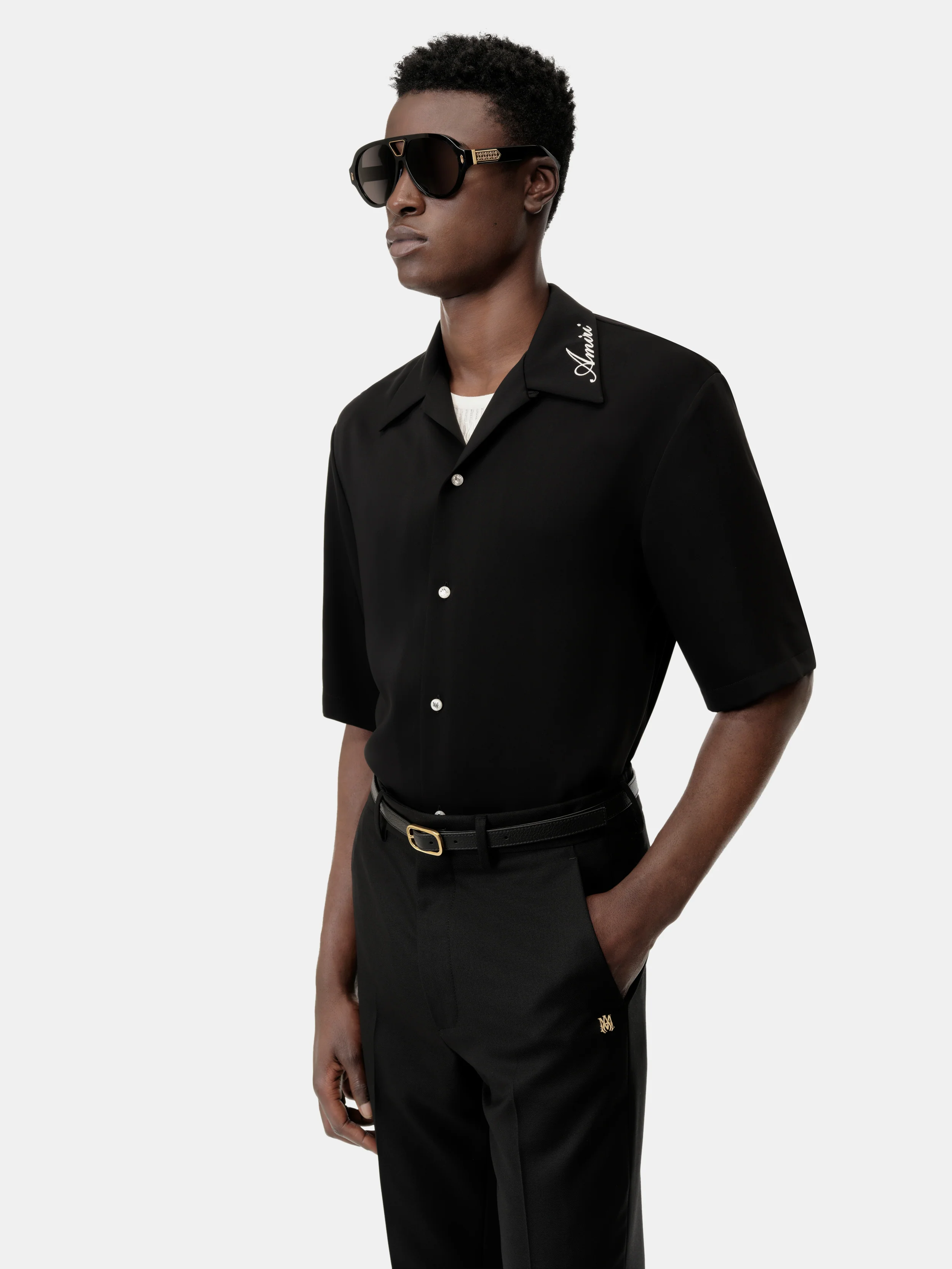AMIRI CAMP SHIRT - Black