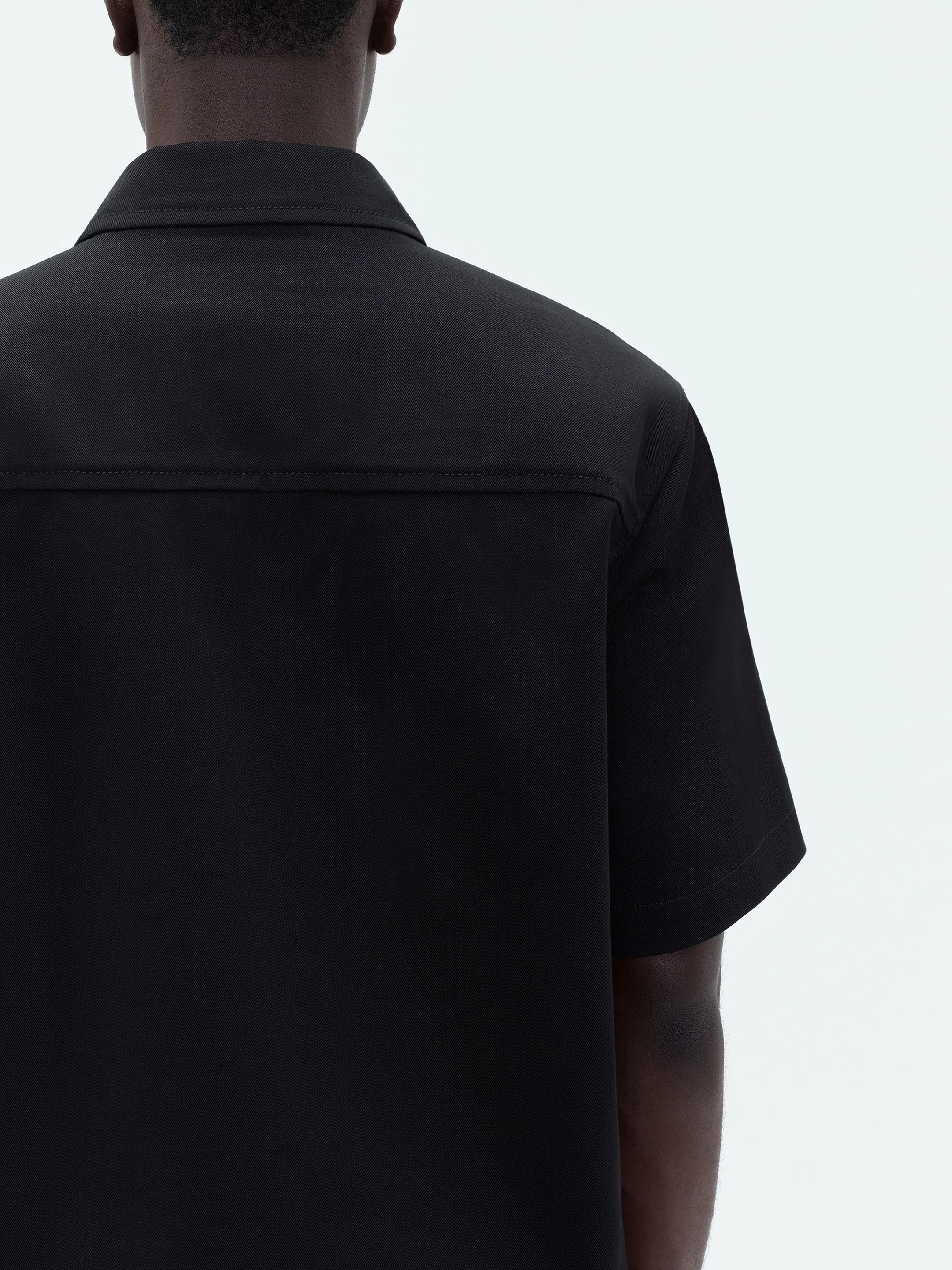 AMIRI ARTS DISTRICT CAMP SHIRT - BLACK