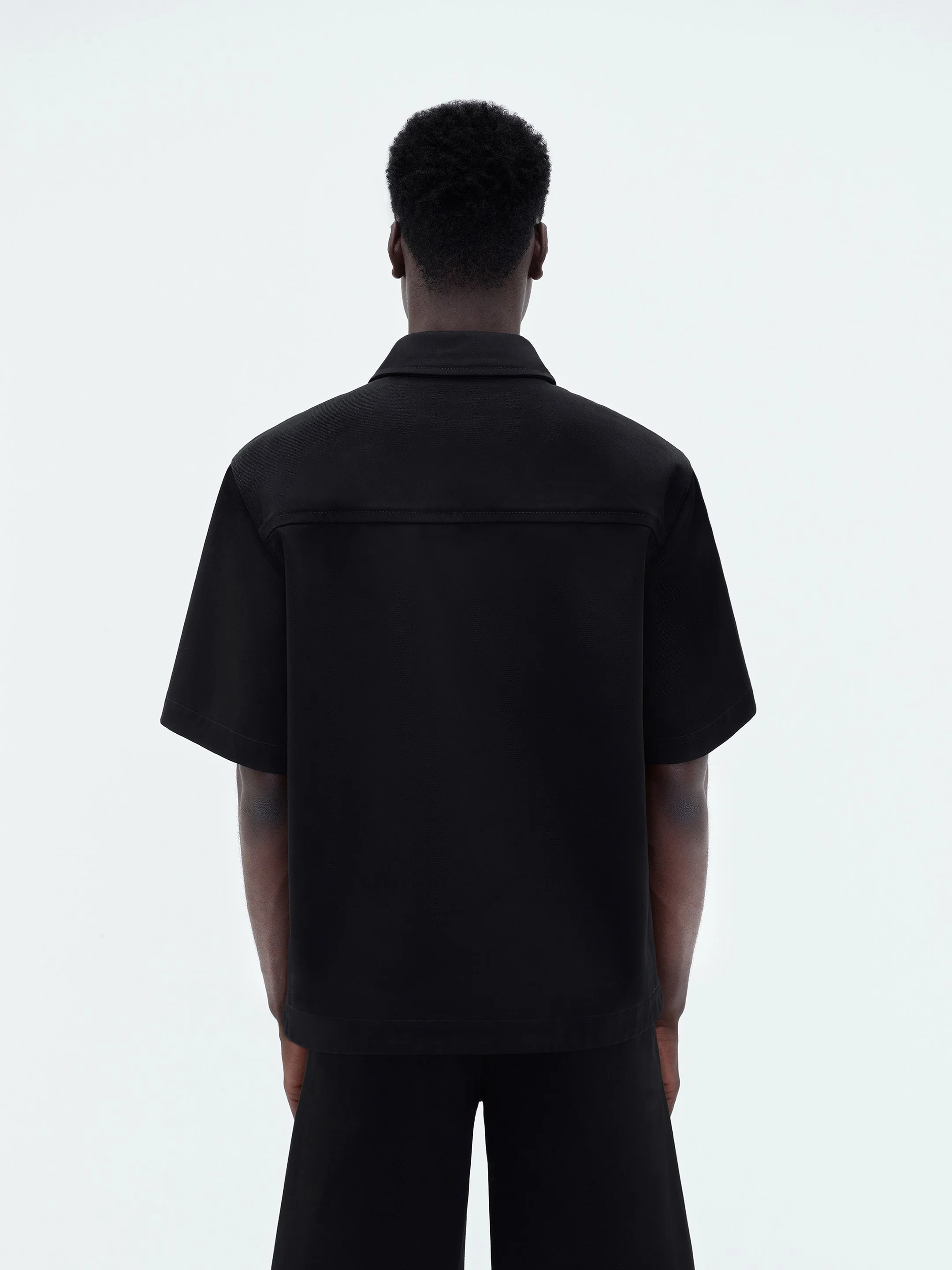 AMIRI ARTS DISTRICT CAMP SHIRT - BLACK