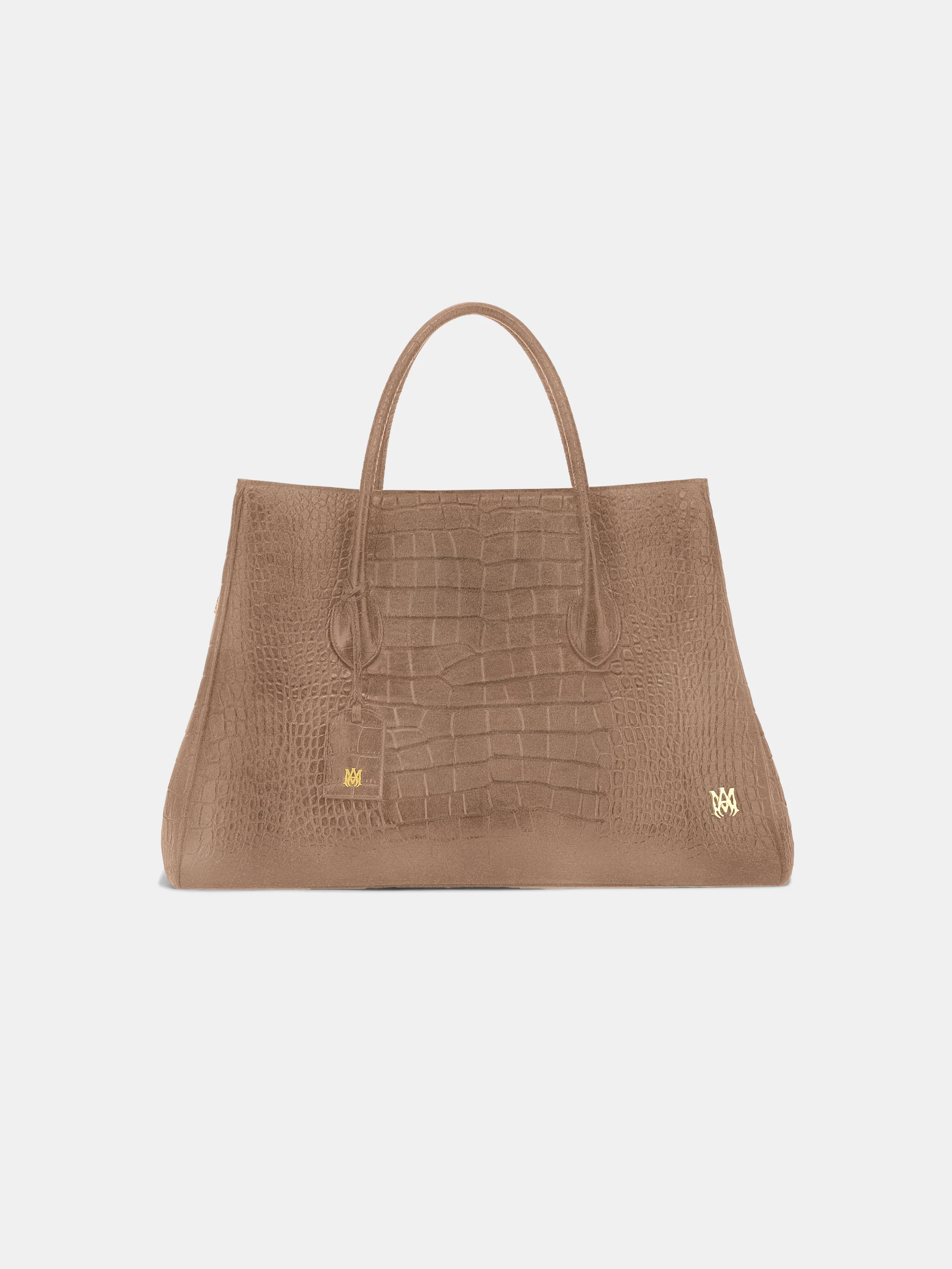 27-suede-croc-honey-50-tote-dark-brown-1.webp SUEDE CROC HONEY 50 TOTE - Dark Brown