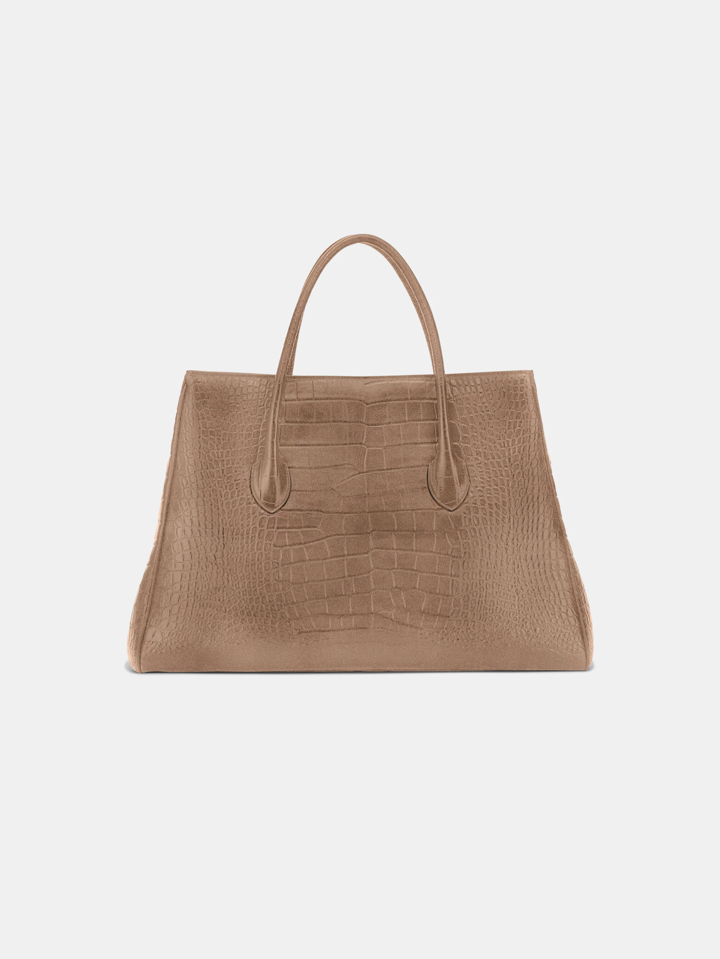27-suede-croc-honey-50-tote-dark-brown-2.webp SUEDE CROC HONEY 50 TOTE - Dark Brown