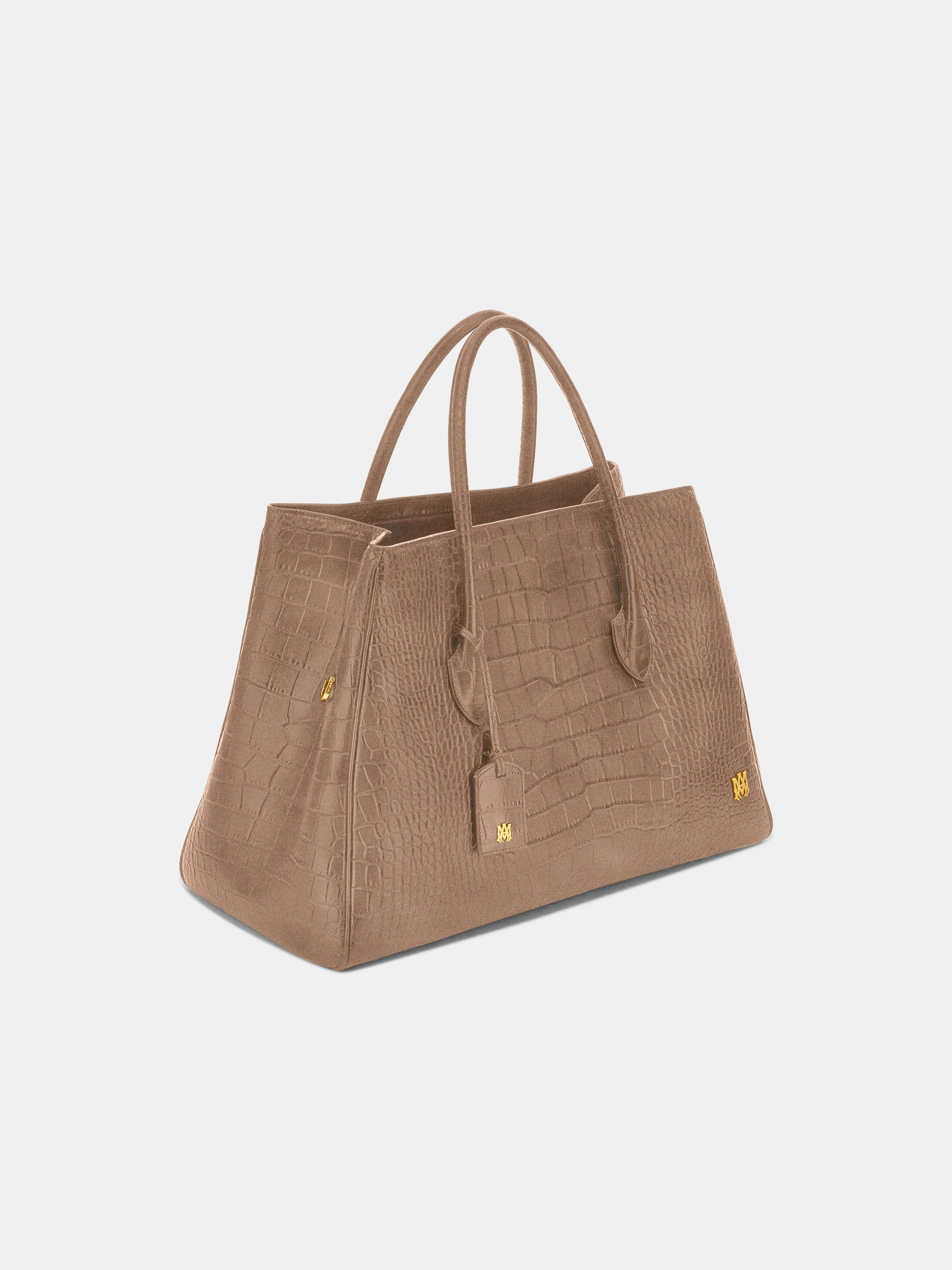 27-suede-croc-honey-50-tote-dark-brown-3.webp SUEDE CROC HONEY 50 TOTE - Dark Brown
