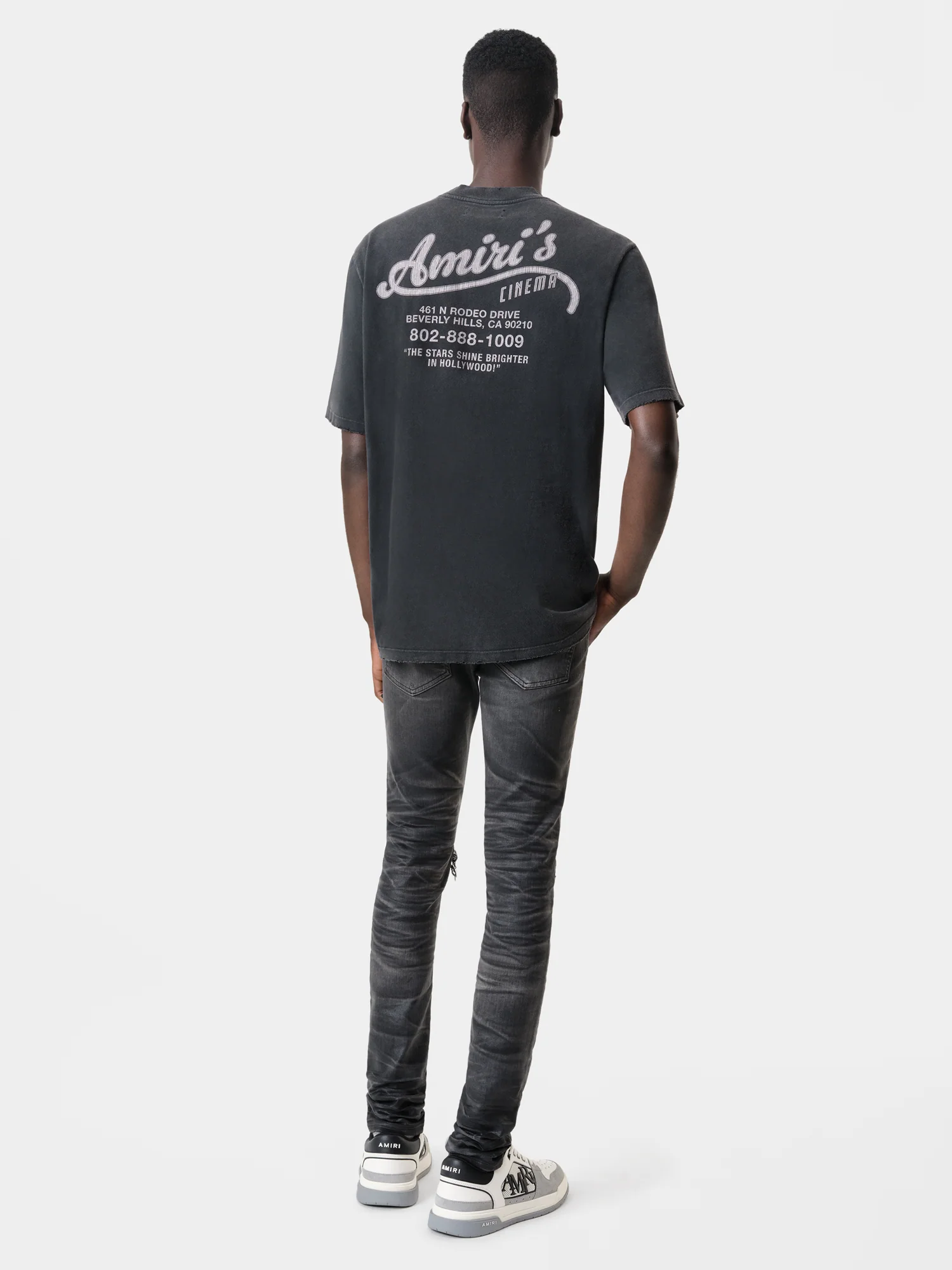 WAXED TONAL MX1 JEAN - Waxed Faded Black