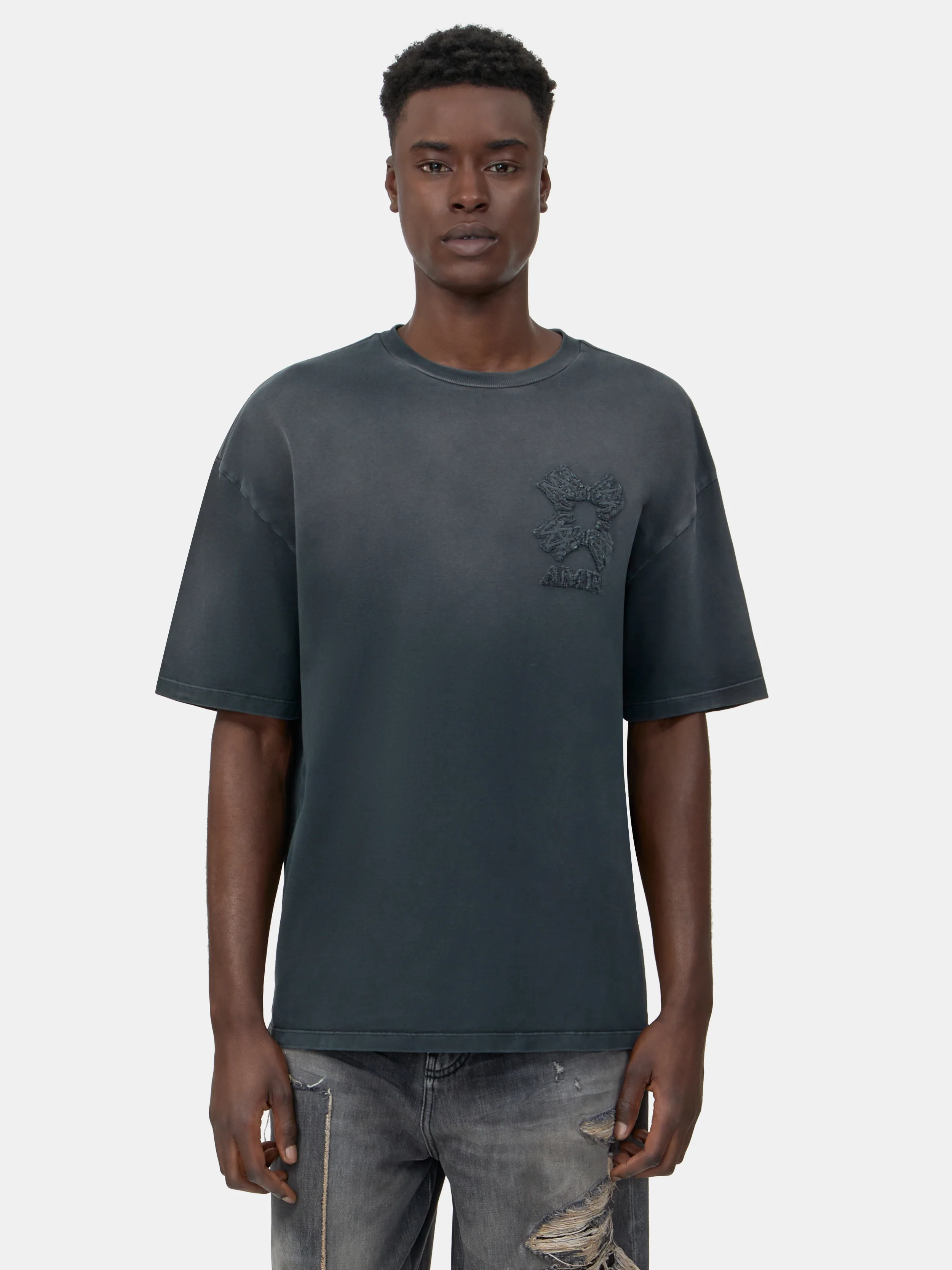 MA QUAD OVERSIZED TEE - Black