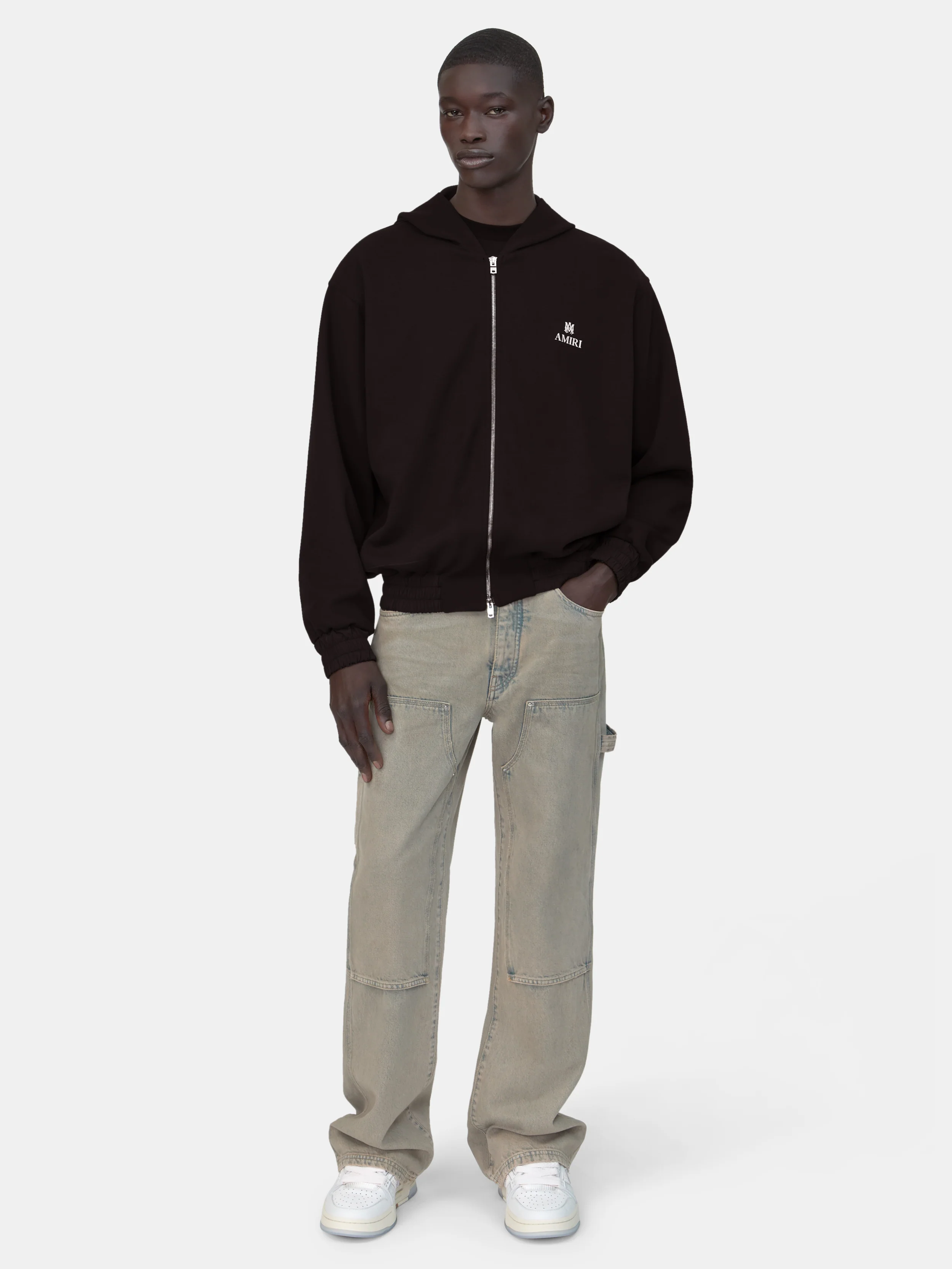 MA HOODED JACKET - Black