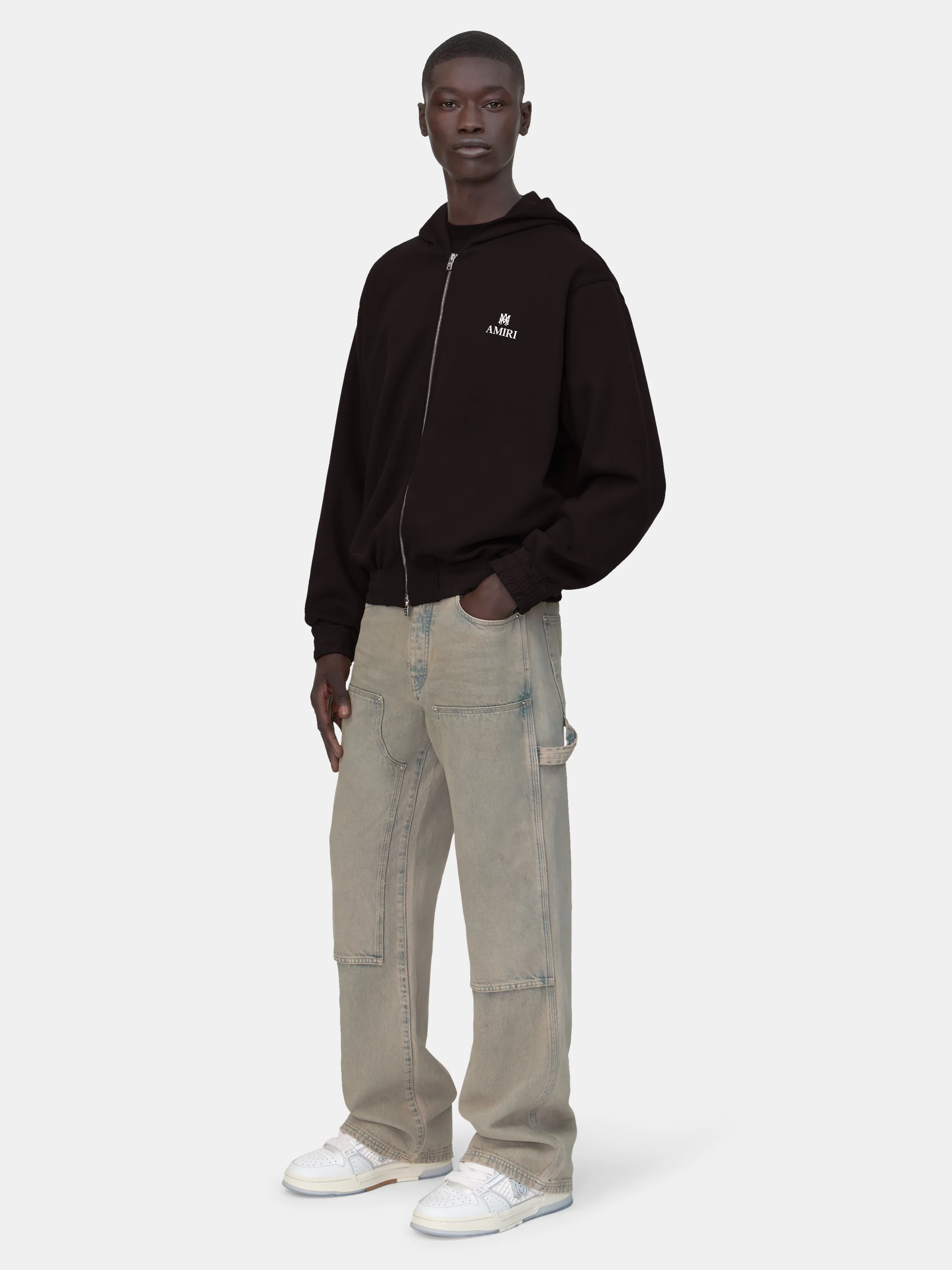 MA HOODED JACKET - Black